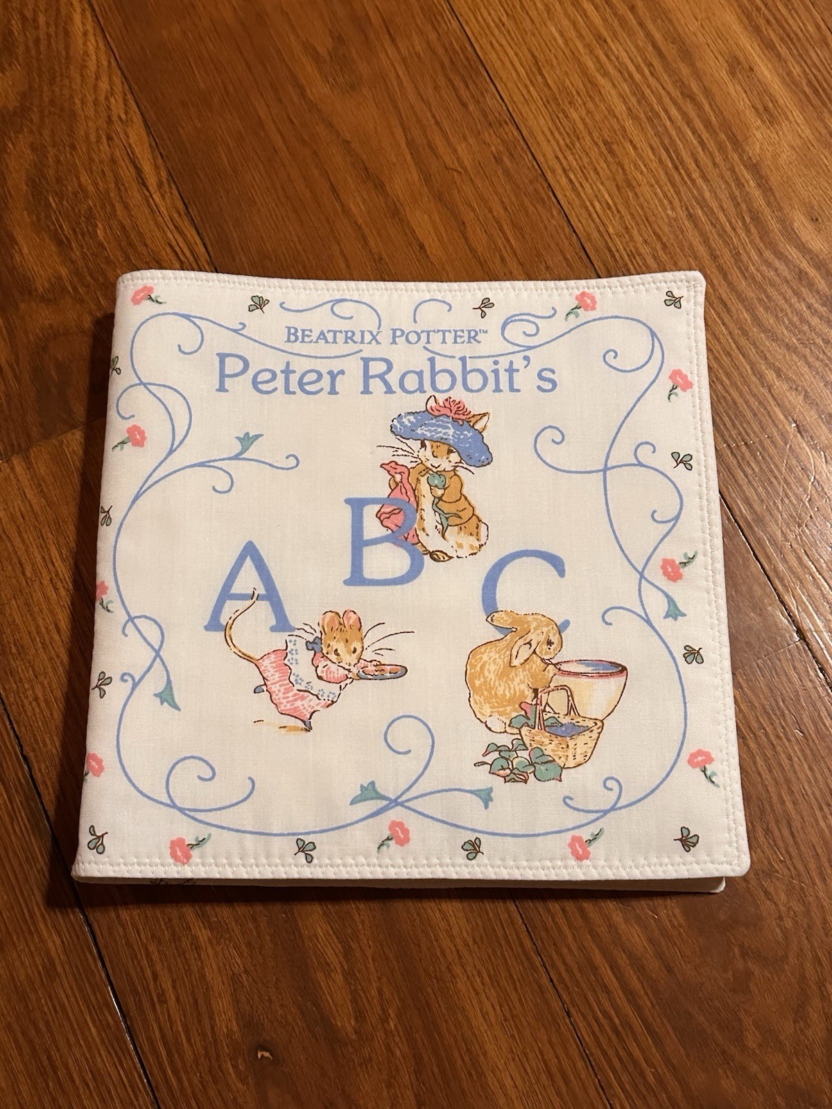 Vintage Beatrix Potter Peter Rabbits ABC Cloth Soft Baby Book