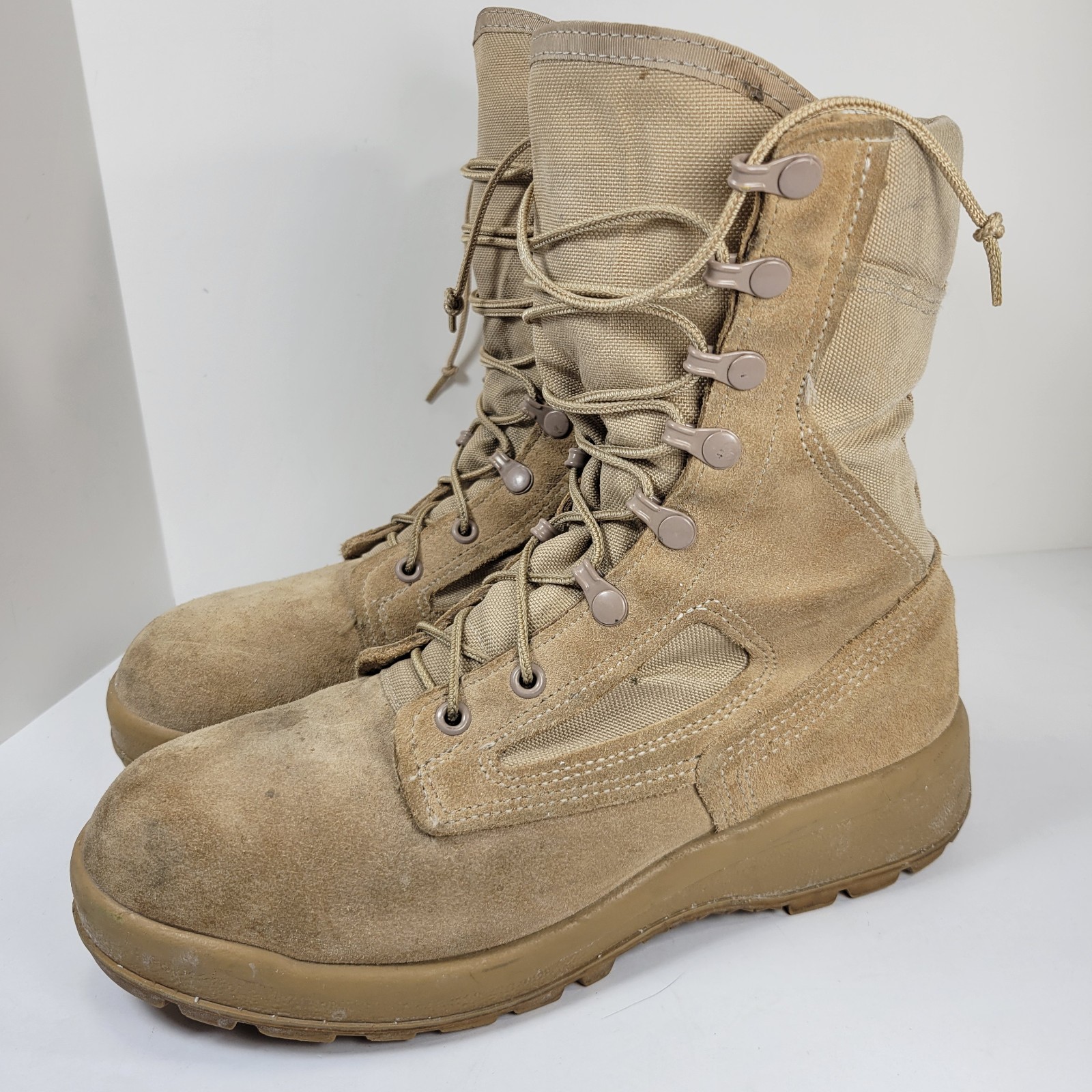 Belleville 390DES Men\'s 7.0 W Desert Tan Suede Outdoor Tactical Military Boots