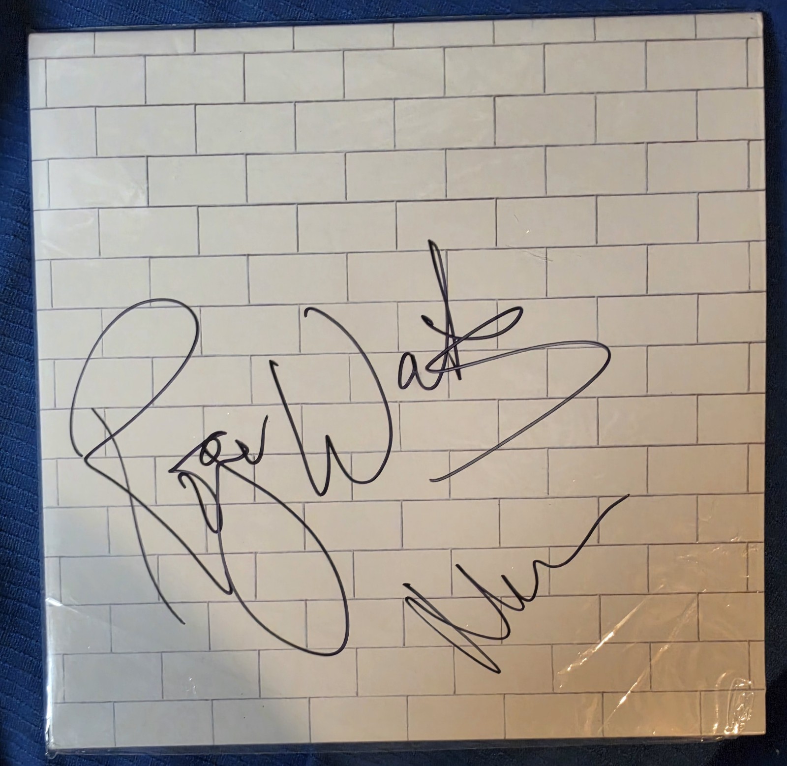 ROGER WATERS and NICK MASON Signed Pink Floyd THE WALL LP ALBUM