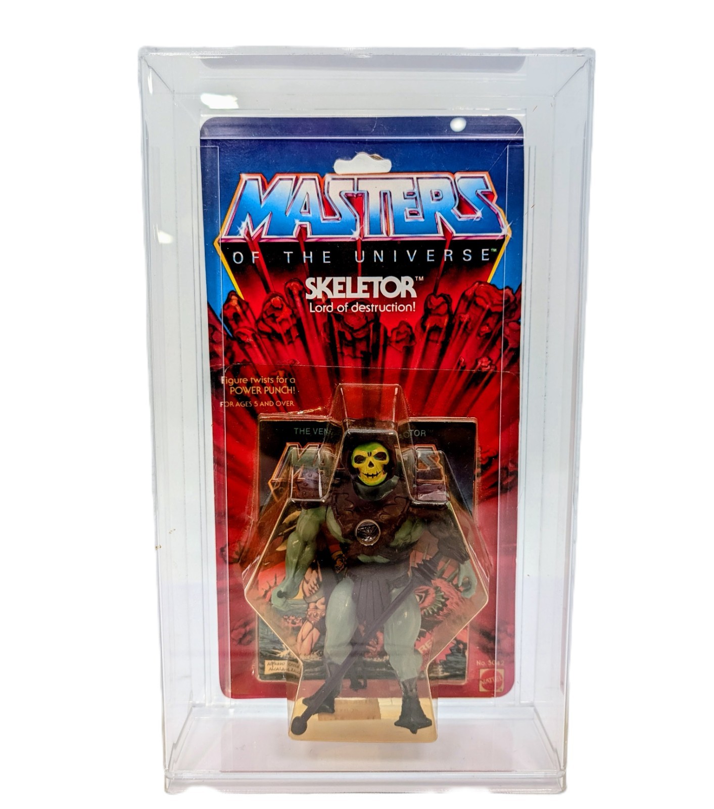 Vintage 1981 Masters Of The Universe Skeletor Taiwan 8 Back MOTU