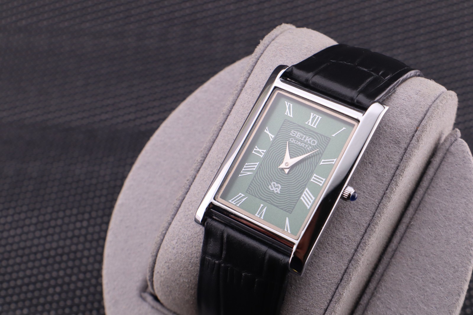 Vintage Refurbished  Seiko Slim Tank Watch Japan Quartz Men’s Wristwatch  Watch