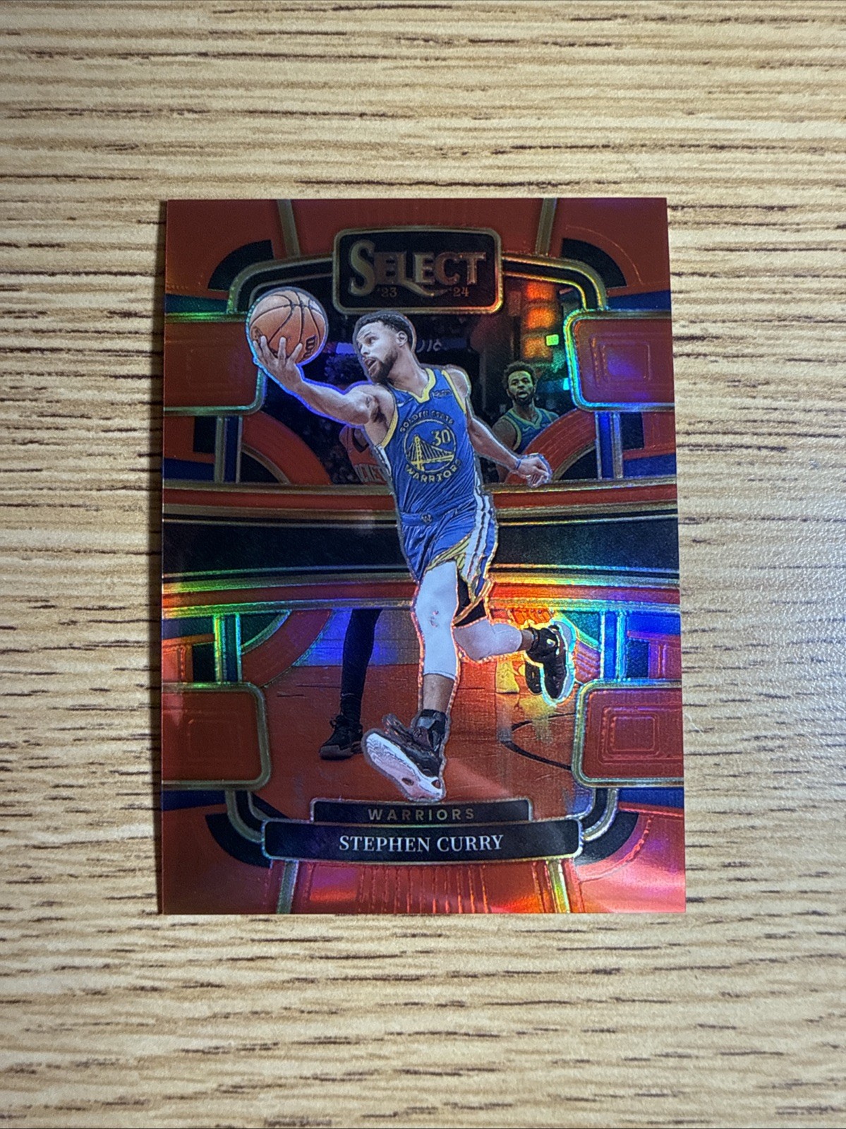 2023-24 Panini Select Concourse Stephen Curry #56 Red Prizm /199 Warriors