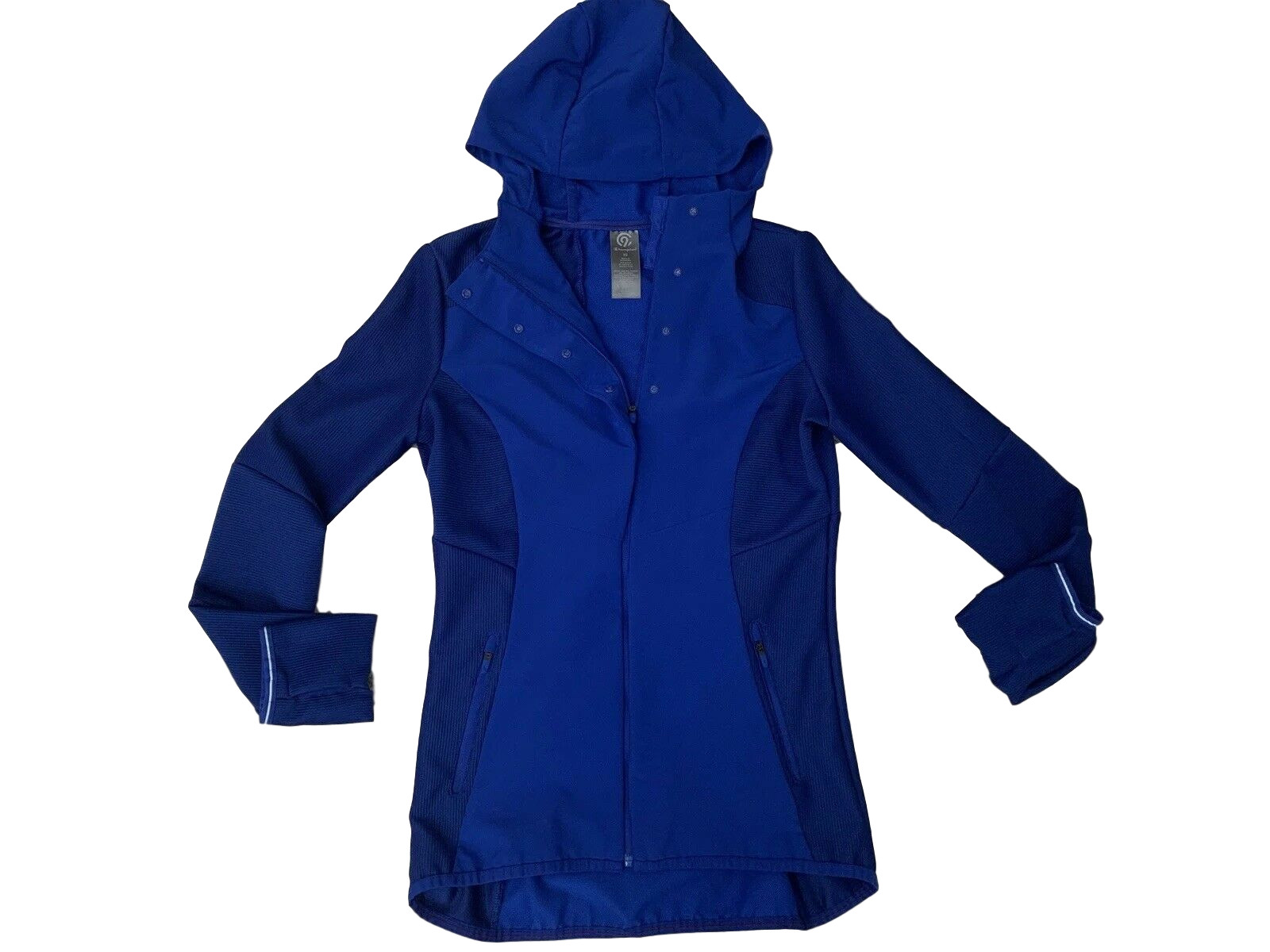 Women\'s Champion C9 Running Soft Shell Jacket Reflective Blue - L - NEW