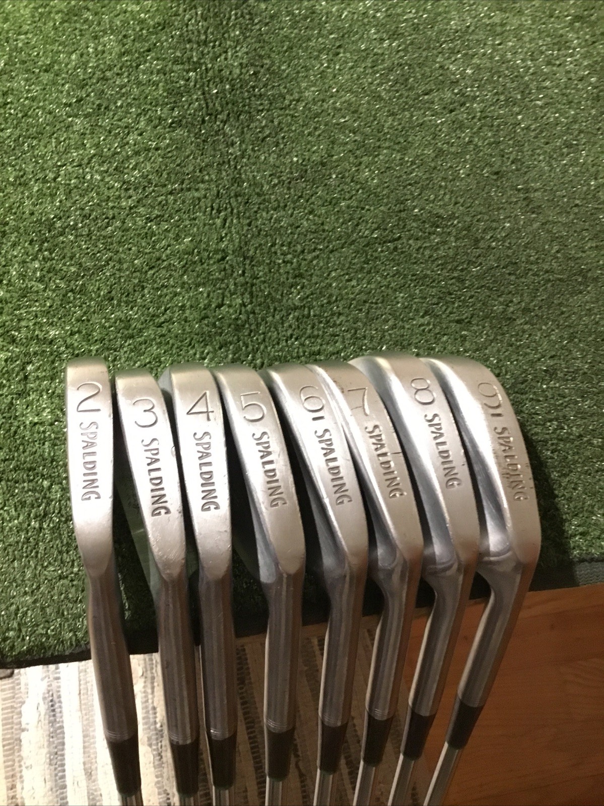 Spalding Robert T Jones Jr. Kro-Flite Irons Set 2-9 Irons True Temper Steel-3/4”