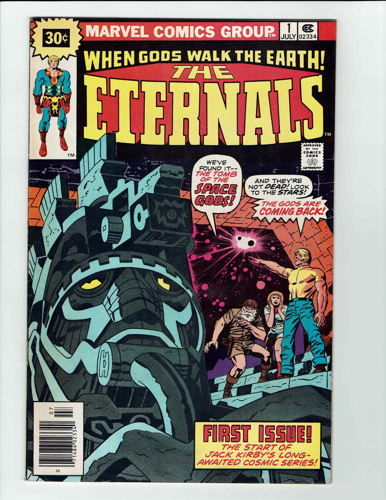 The Eternals #1 NM 1976 Limited Distribution RARE