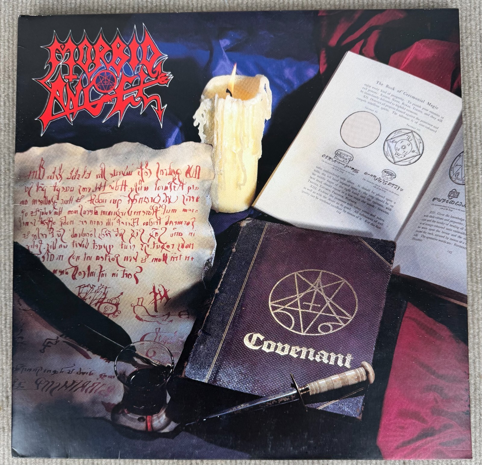 Morbid Angel Covenant LP 2011 Green Vinyl Gatefold Earache MOSH081LP1