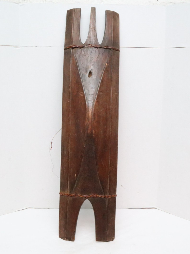 Wooden tribal shield 'Kalasag' from Igorot Bontoc people Filipino Philippines