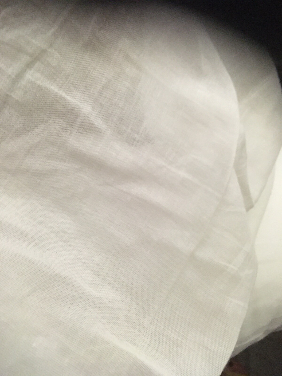 Per yard White Cotton Lawn Fine woven light weight Fabric 57\