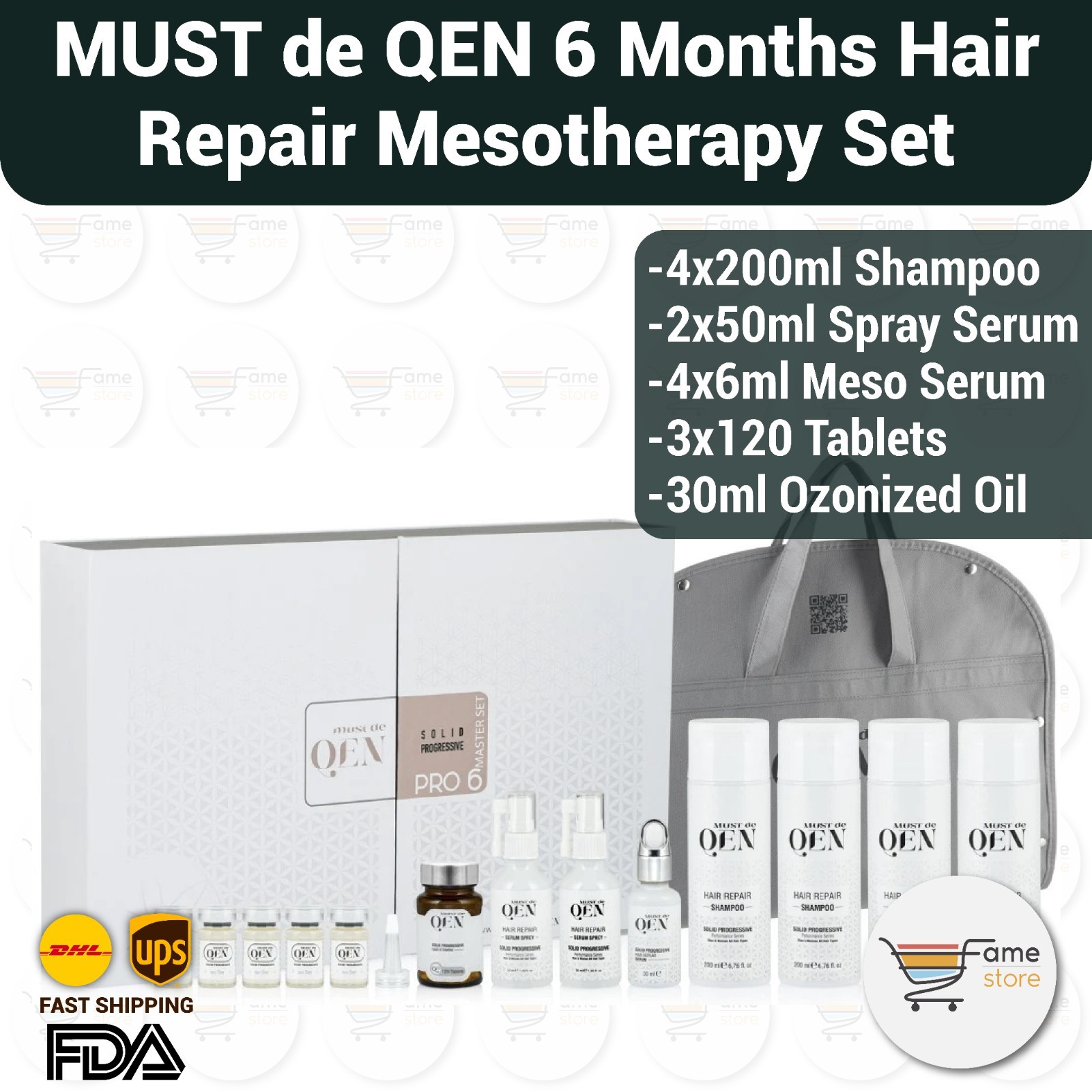 MUST de QEN 6 Months Hair Repair Pro Set (Mesotherapy)