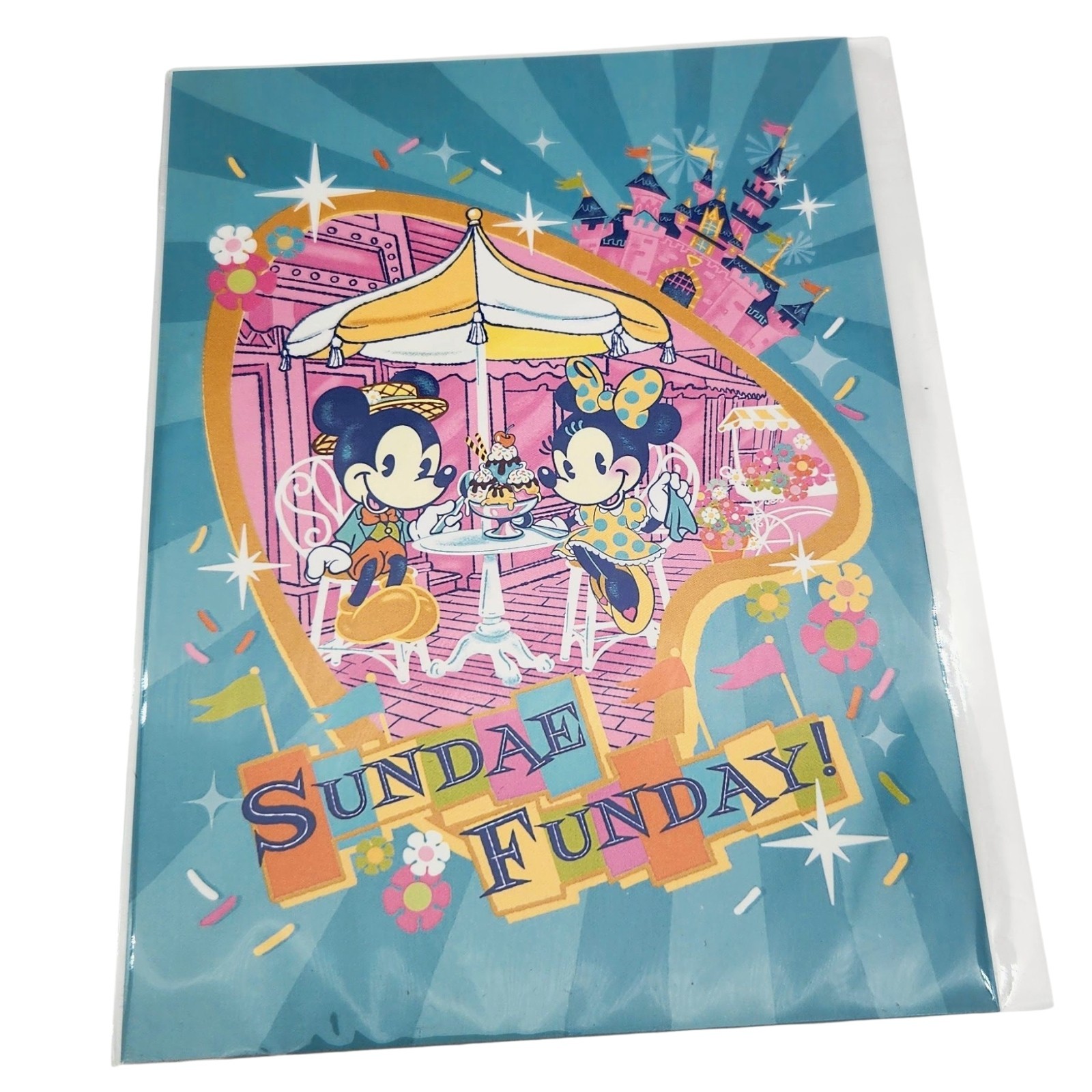 Disney WonderGround John Coulter Sundae Funday Mickey Minnie Postcard 5x7 2026 Disney WonderGround John Coulter Sundae Funday Mickey Minnie Postcard 5x7 2026