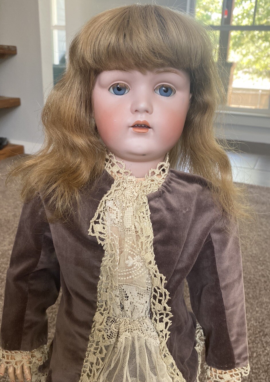 DEFECTIVE ANTIQUE Germany Bisque Head 214 Doll by JDK KESTNER 27 G3D DEFECTIVE ANTIQUE Germany Bisque Head 214 Doll by JDK KESTNER 27 G3D