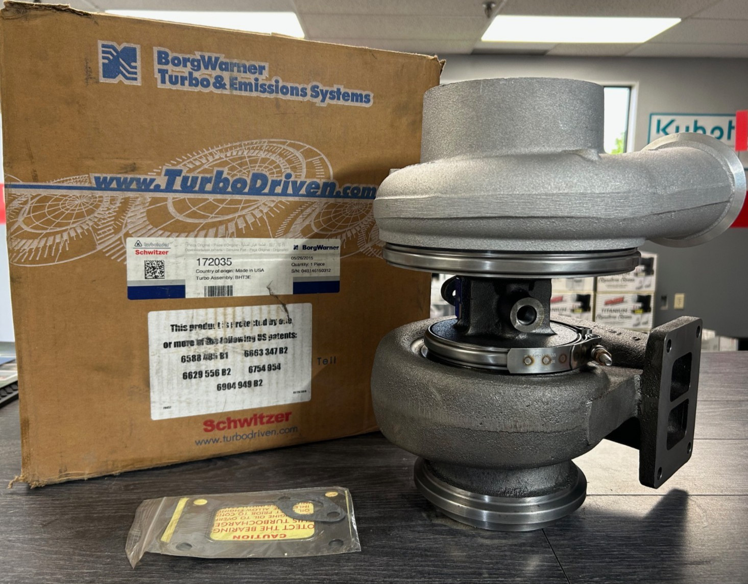 New OEM Genuine  Borg Warner 172035 Cummins N14 Turbocharger 3804502 BHT3E BHT3B