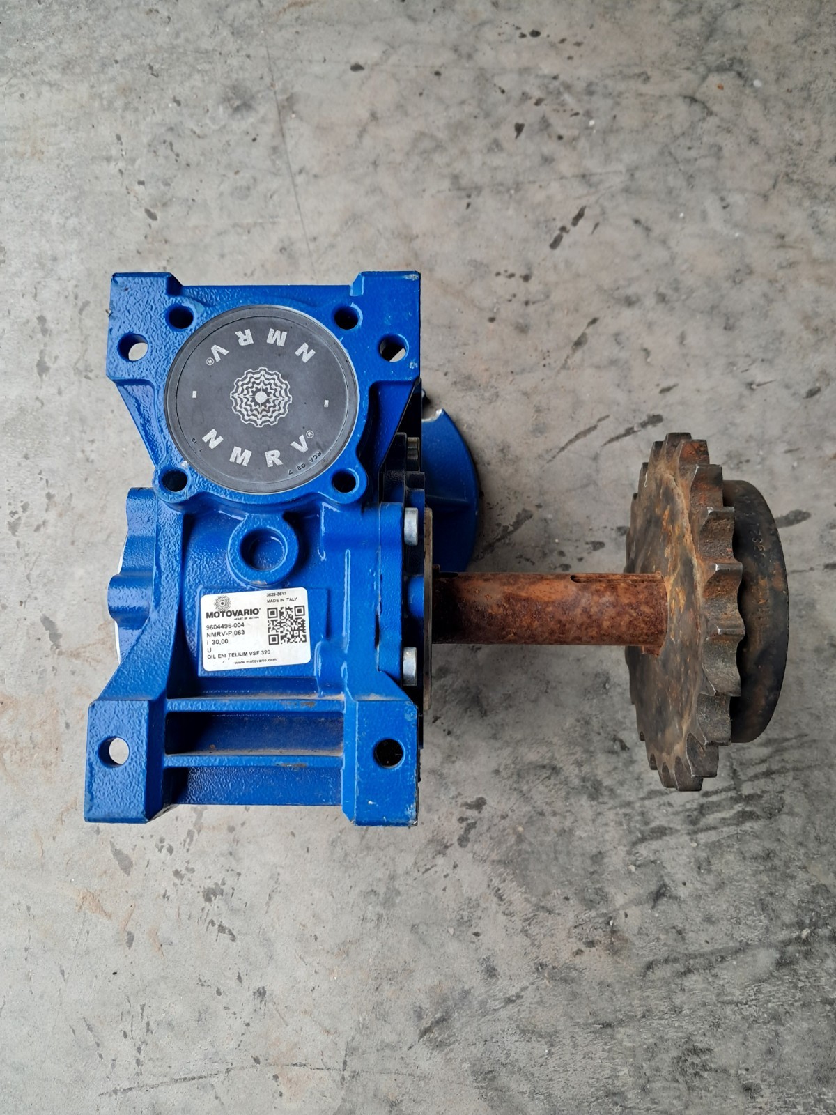 MotoVario NMRV-P063 Worm Gear Reducer 30:1 Ratio Gearbox