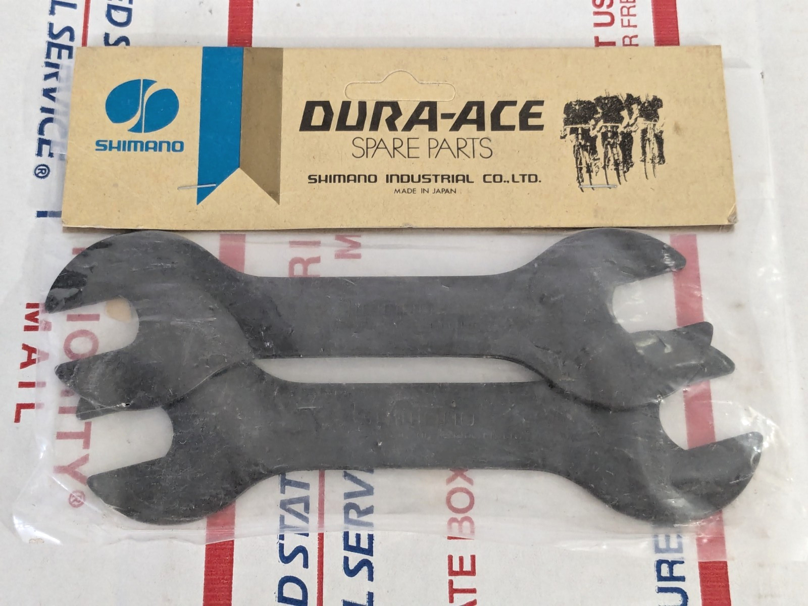 Vintage NOS Shimano Dura-Ace Spare Parts 13mm/14mm Hub Cone Wrench Set Japan Vintage NOS Shimano Dura-Ace Spare Parts 13mm/14mm Hub Cone Wrench Set Japan