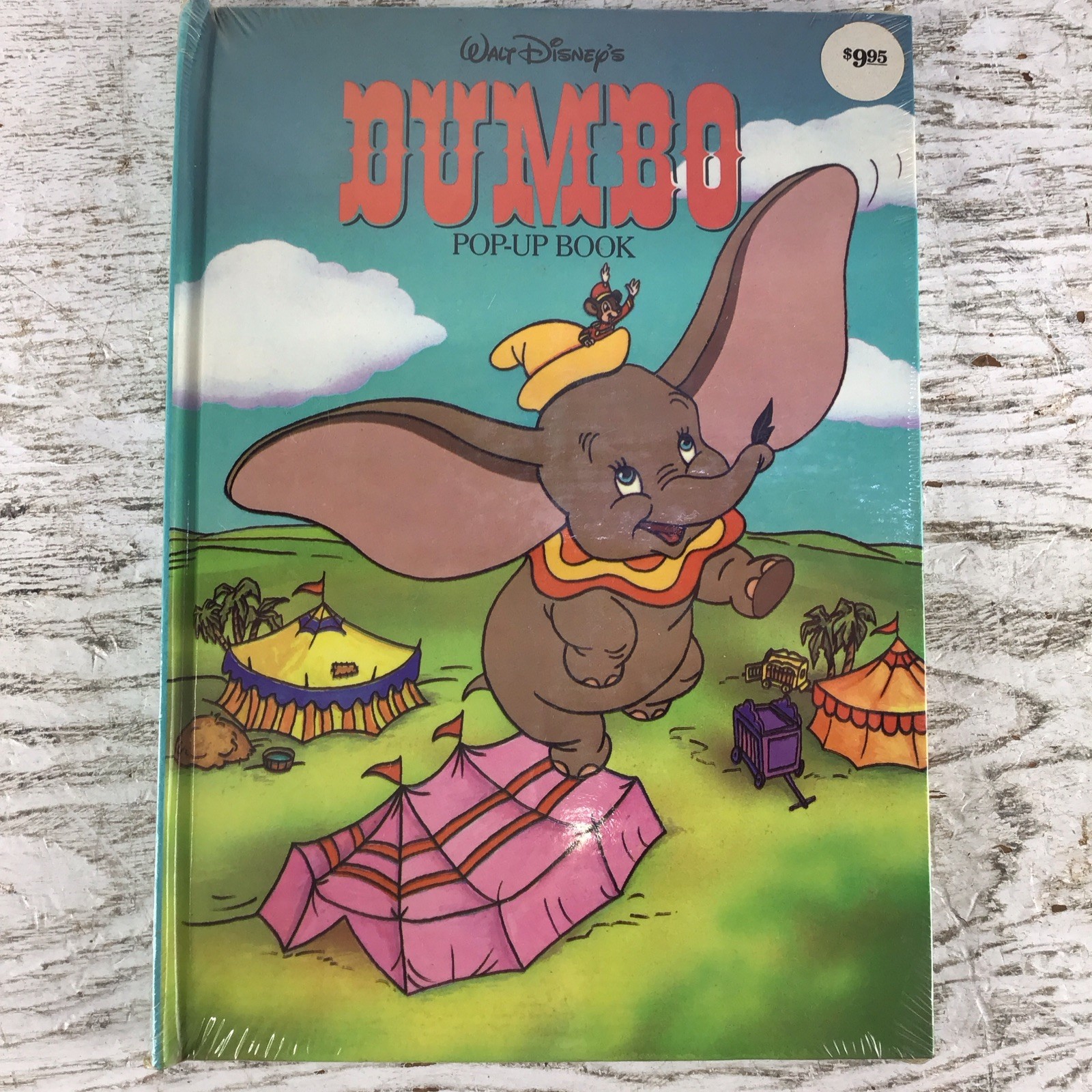 Vintage Walt Disney 1991 Sealed Dumbo Pop-Up Book