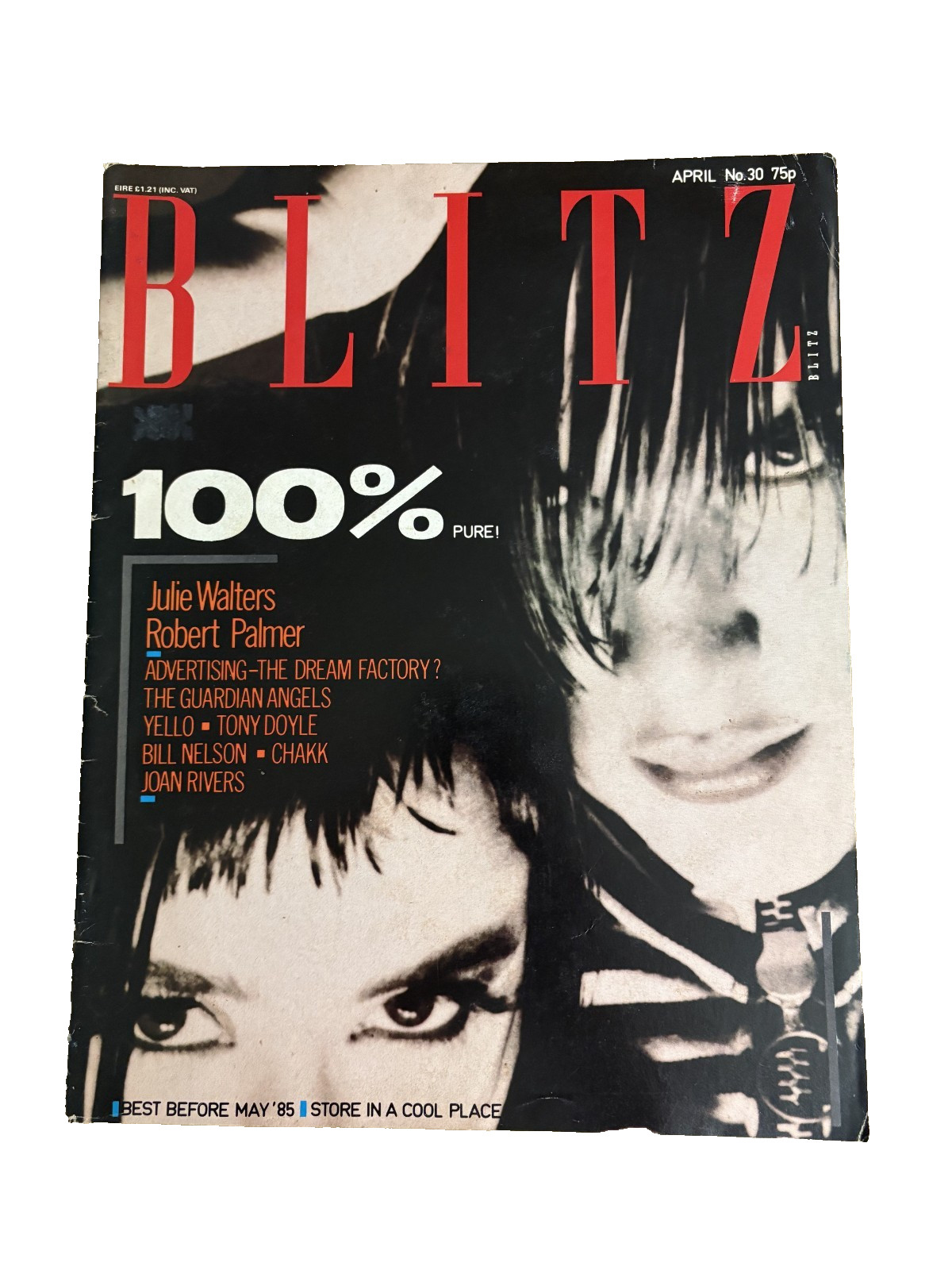 Blitz Magazine April 1985 Julie Walters, Robert Palmer, Patrick Swayze Blitz Magazine April 1985 Julie Walters, Robert Palmer, Patrick Swayze