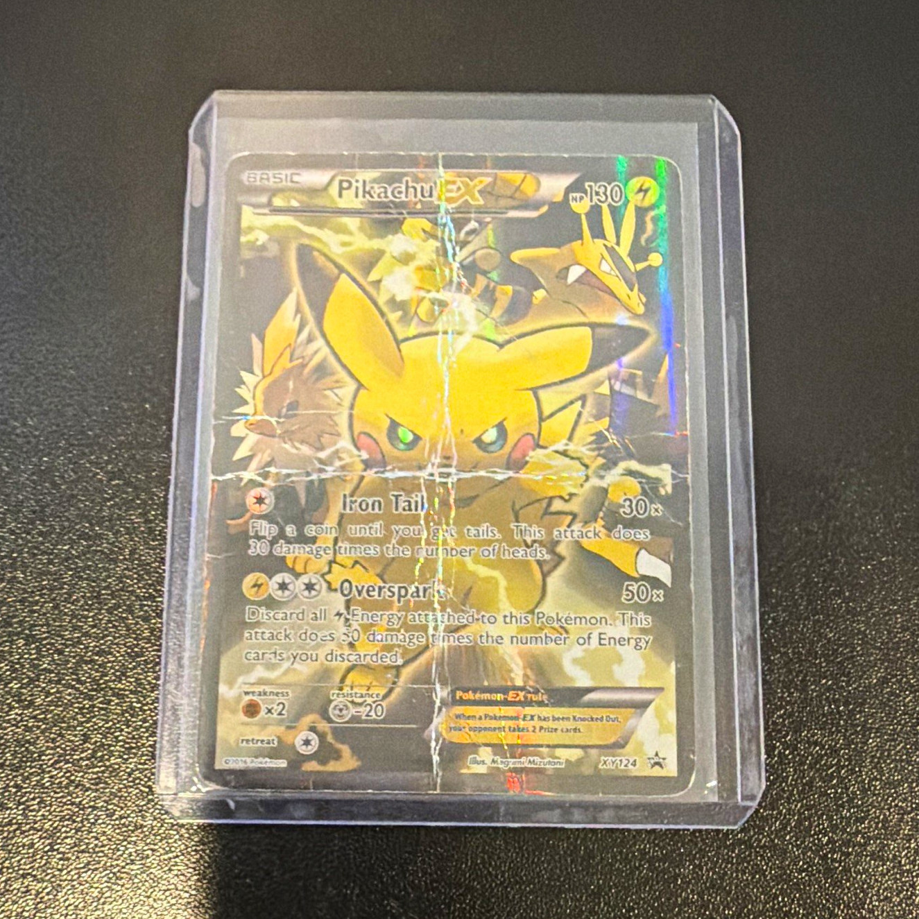 The Pokémon Company Pikachu EX XY124 XY Promo Holo 130 HP English 2015 The Pokémon Company Pikachu EX XY124 XY Promo Holo 130 HP English 2015