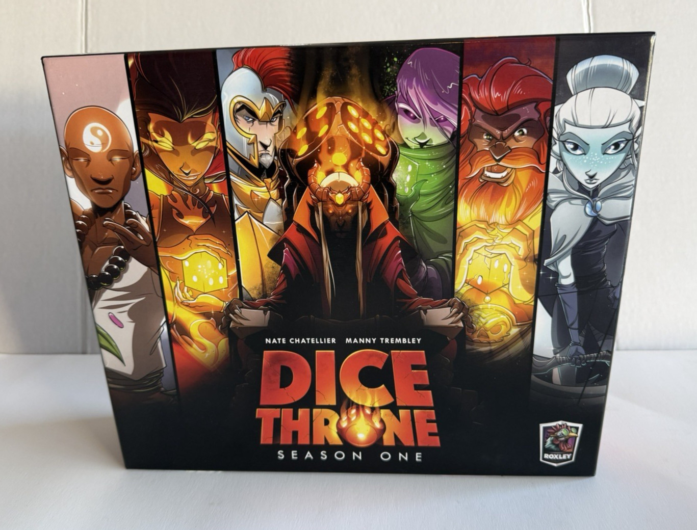 Dice Throne Season One Board Game 2nd Edition Roxley Pre-Owned Complete Dice Throne Season One Board Game 2nd Edition Roxley Pre-Owned Complete