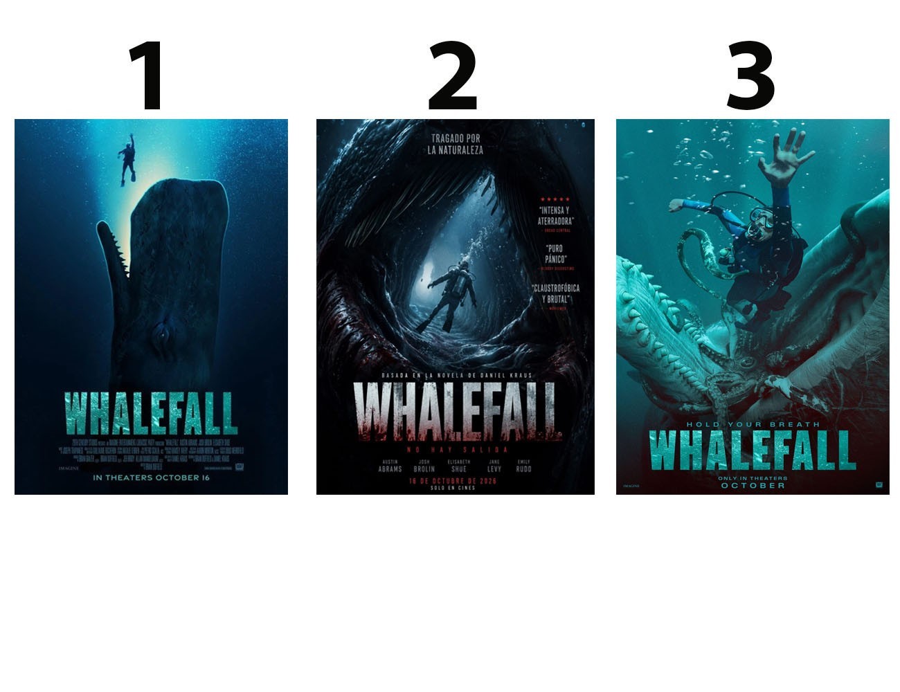 Whalefall Deep Sea Survival Thriller Movie Poster