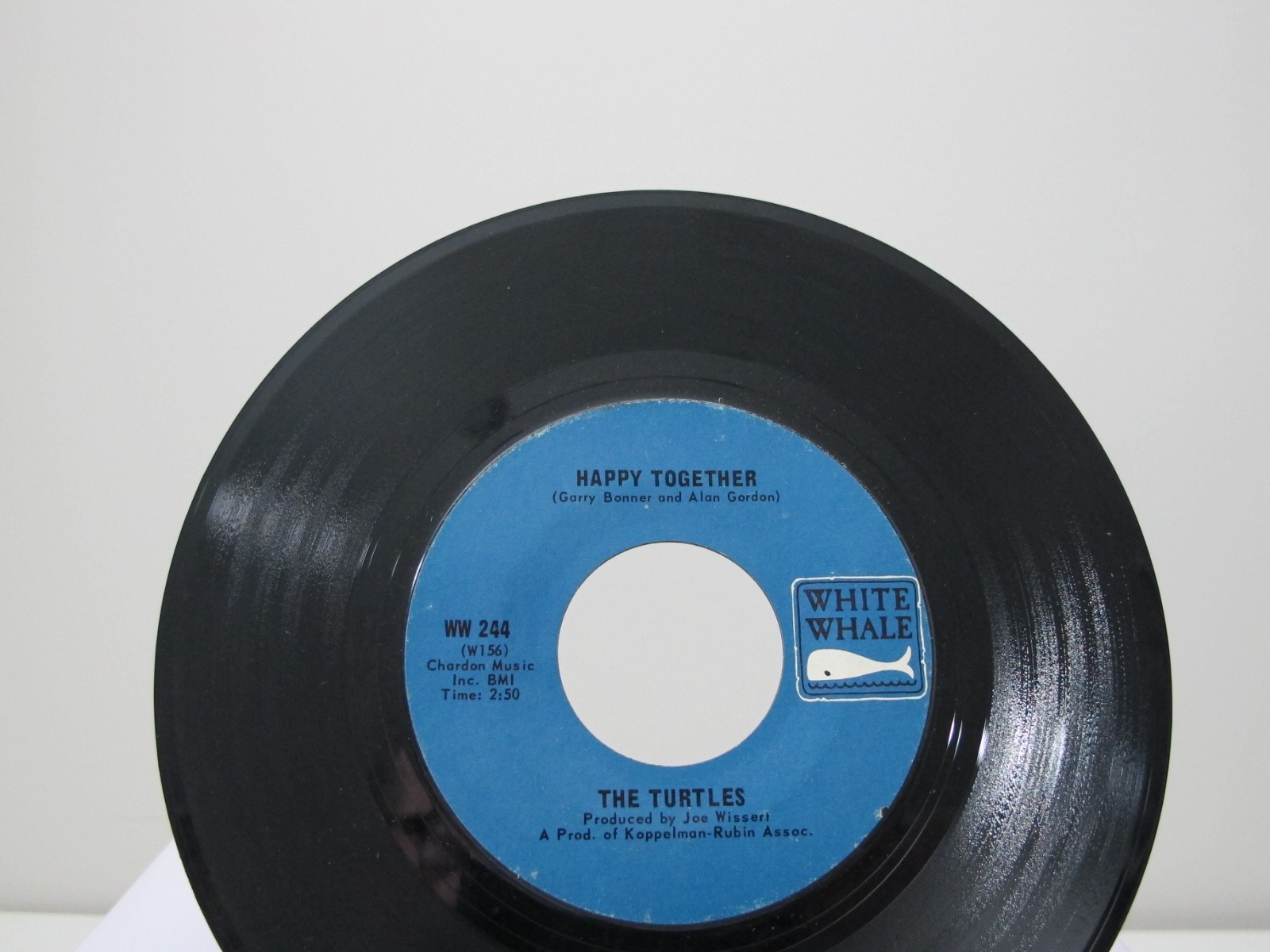 45 RECORD - THE TURTLES - HAPPY TOGETHER 45 RECORD - THE TURTLES - HAPPY TOGETHER