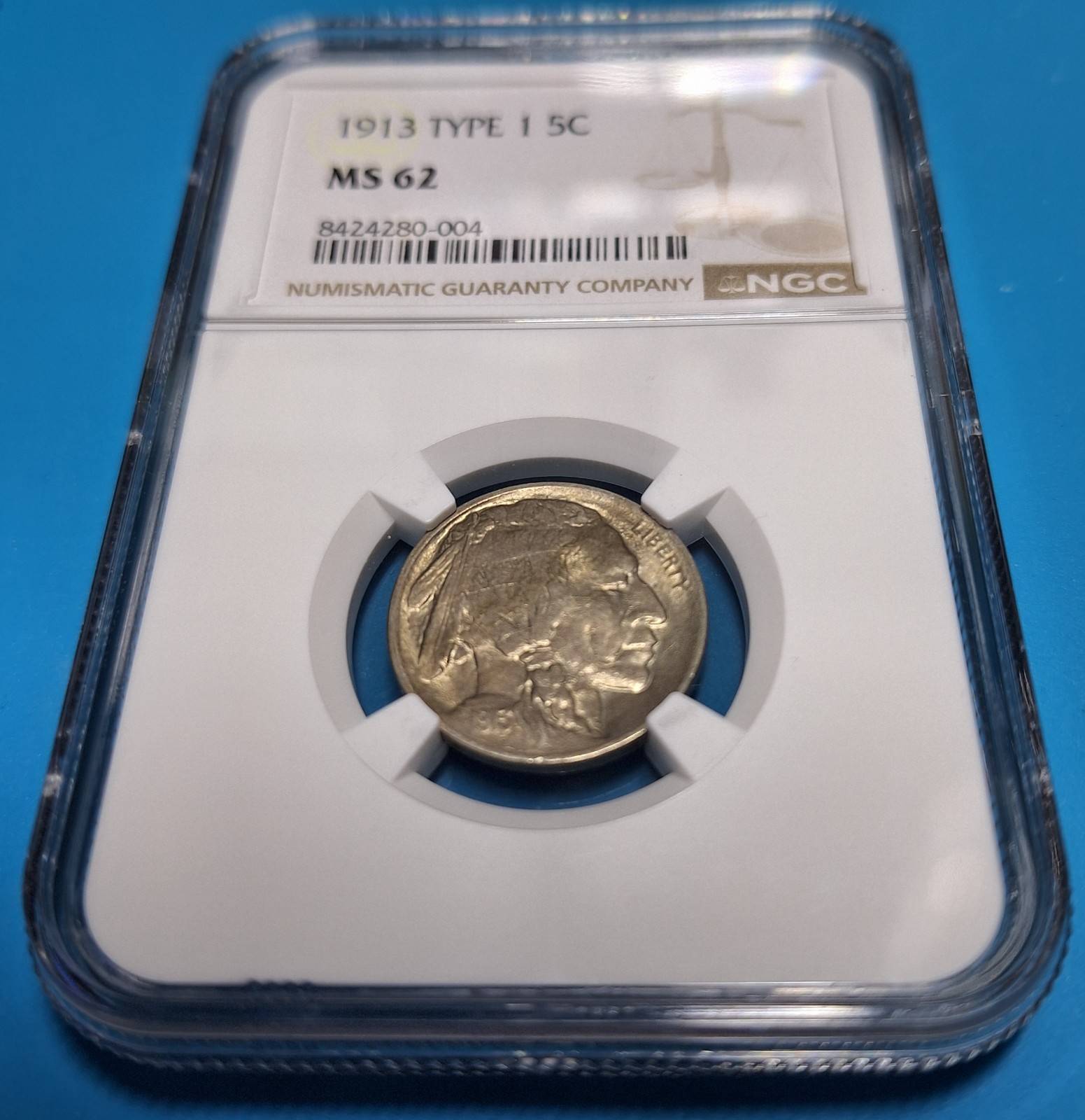 1913 P Buffalo Nickel .05C Type 1 \