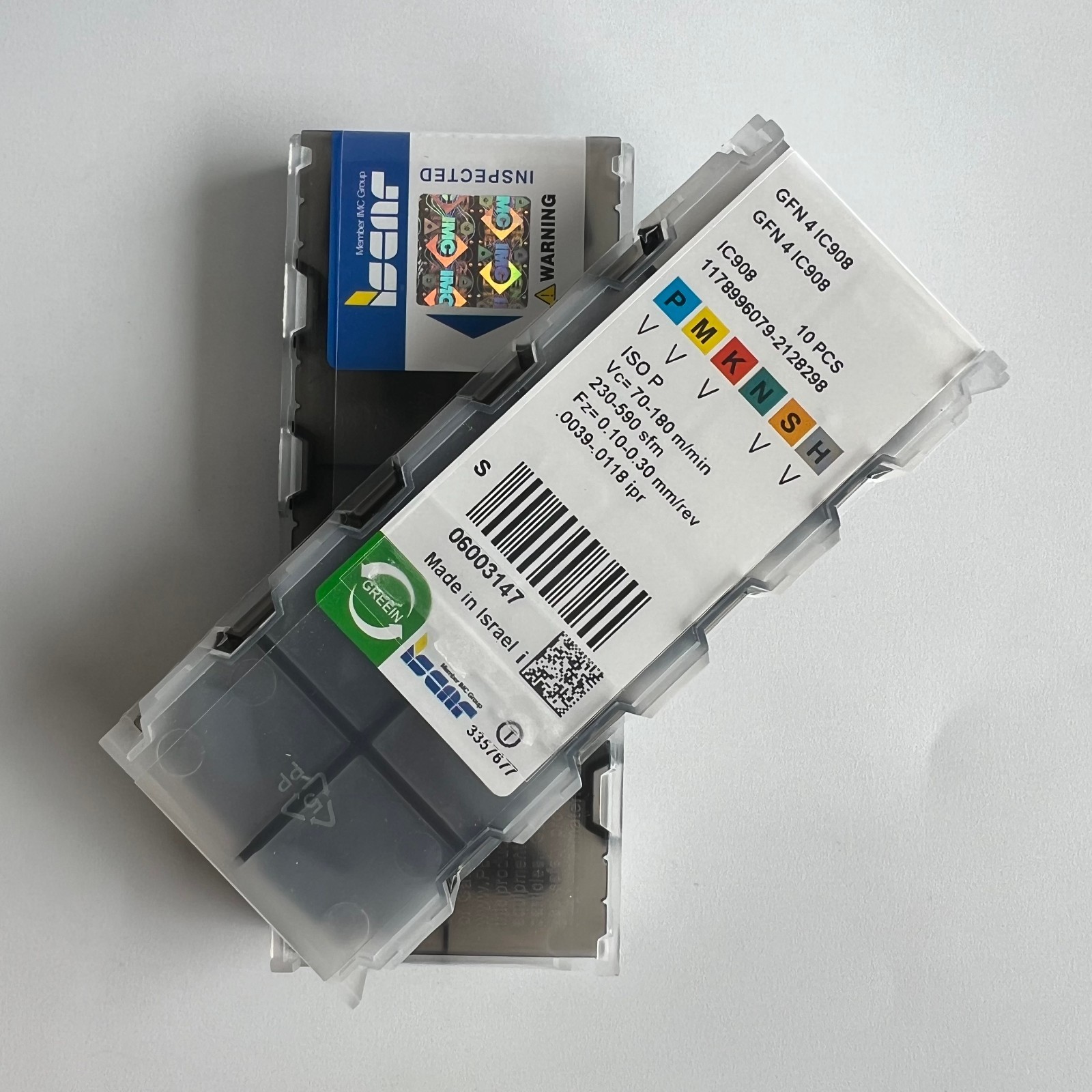 10Pcs/BOX ISCAR GFN4 IC908