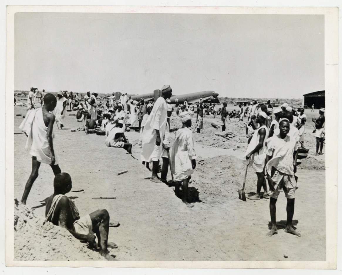 Pan American Airlines Africa PAA 1942 Liberia Airport Terminal WWII Photo J15089