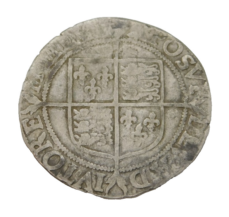 Queen Elizabeth I 5th Issue Shilling Coin \'ELIZAB M.M BELL\' 1583-83 Antique