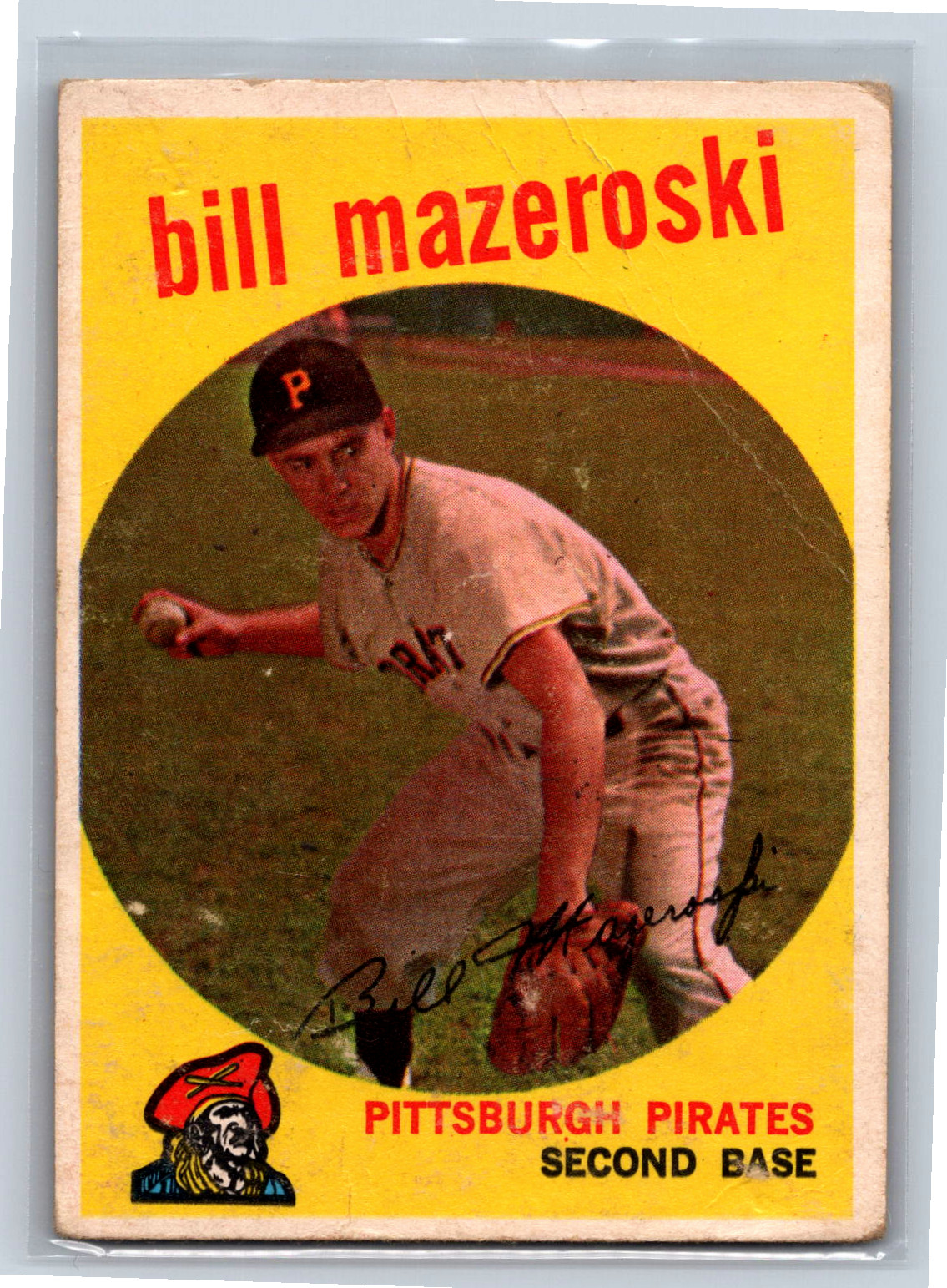 1959 Topps - Bill Mazeroski #415 1959 Topps - Bill Mazeroski #415
