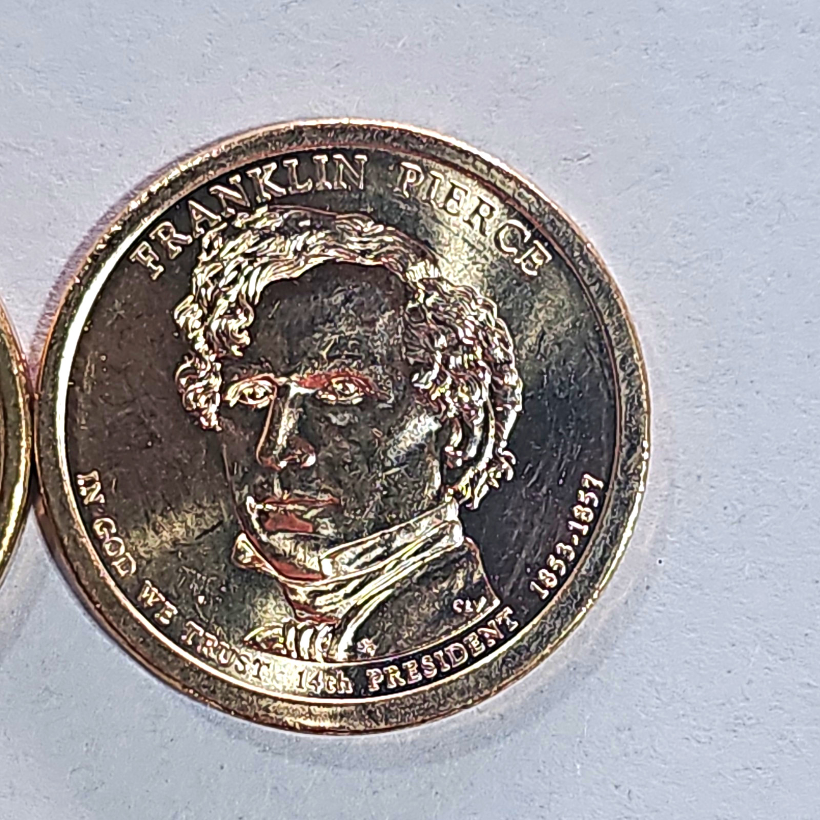 2009 Franklin Pierce Presidential $1 Coin Business Strike KM#464 2009 Franklin Pierce Presidential $1 Coin Business Strike KM#464