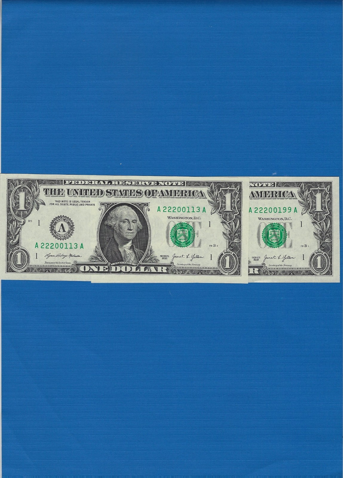 2021 $1  \