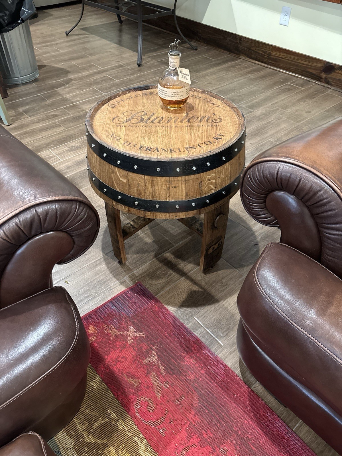 Blanton’s Bourbon Barrel Side Tables Blanton’s Bourbon Barrel Side Tables