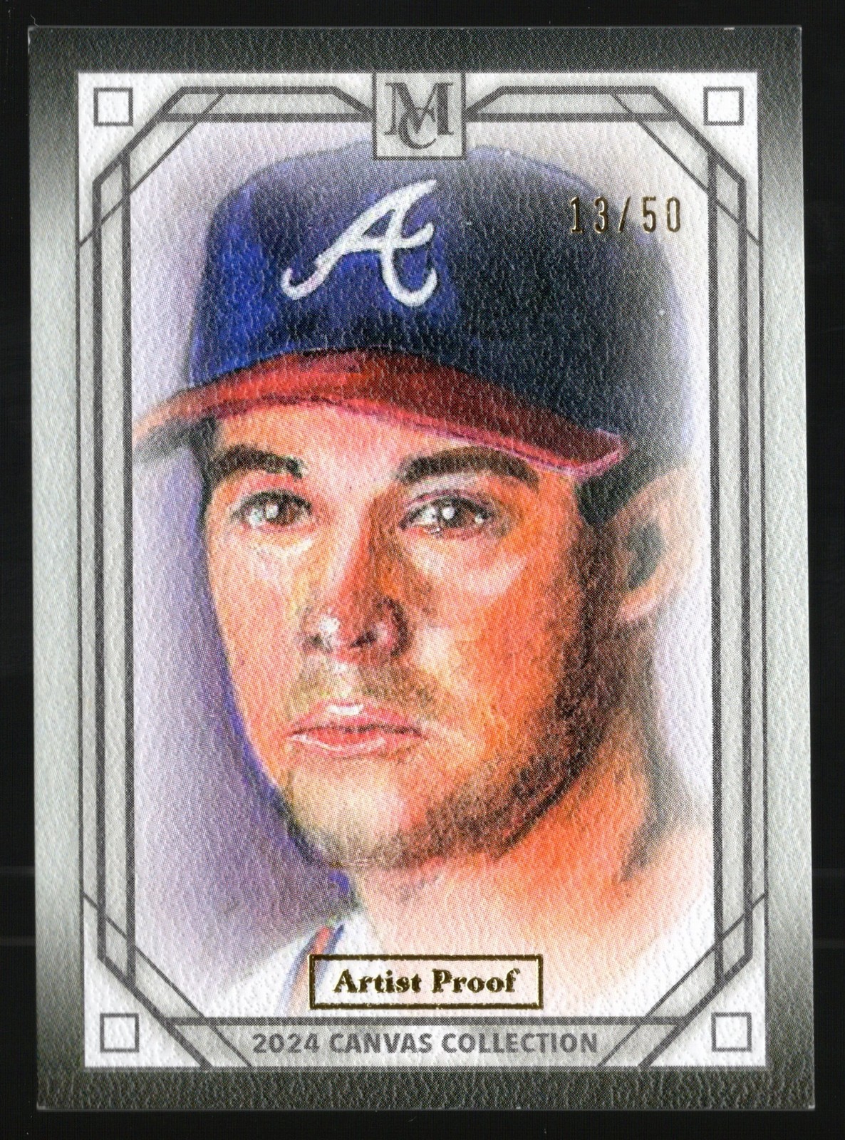 Greg Maddux 2024 Topps Museum Collection CCR-5 Canvas Reprints Artist Proofs /50