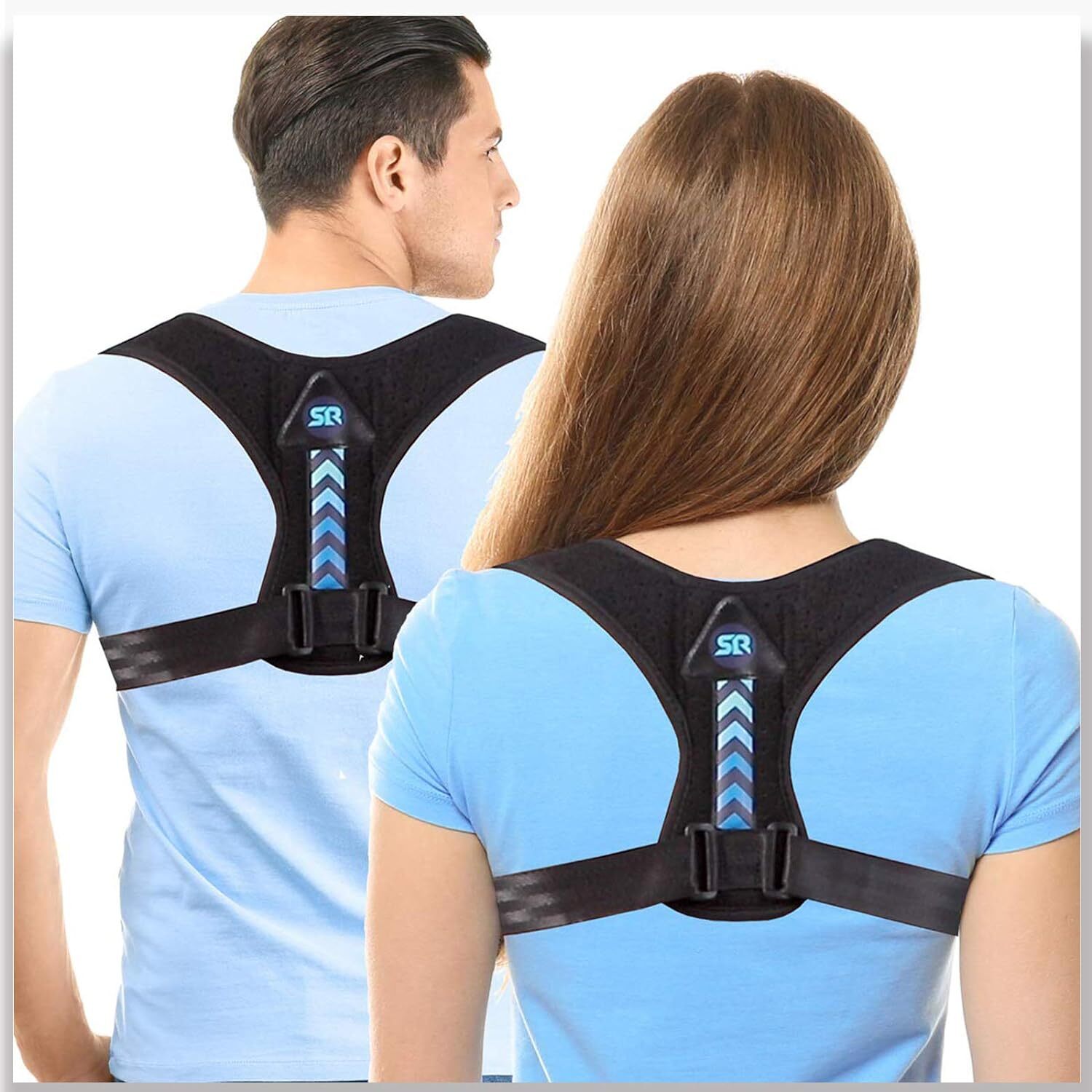 Posture Corrector Upper Back Brace Neck Shoulder Support Pain Relief Belt