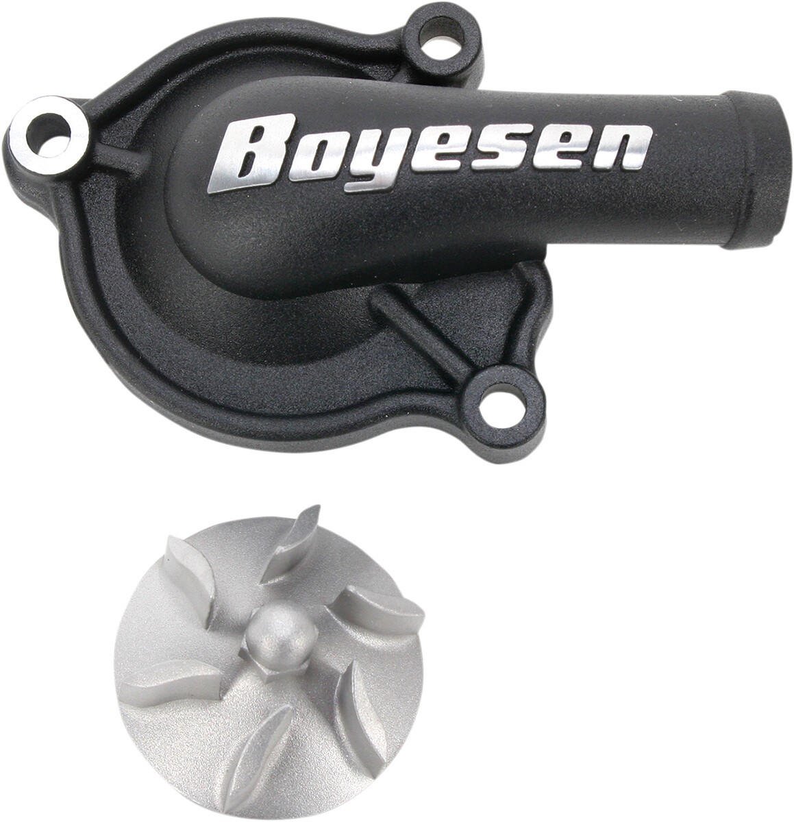 Boyesen Supercooler Water Pump Cover & Impeller Kit Black WPK06AB