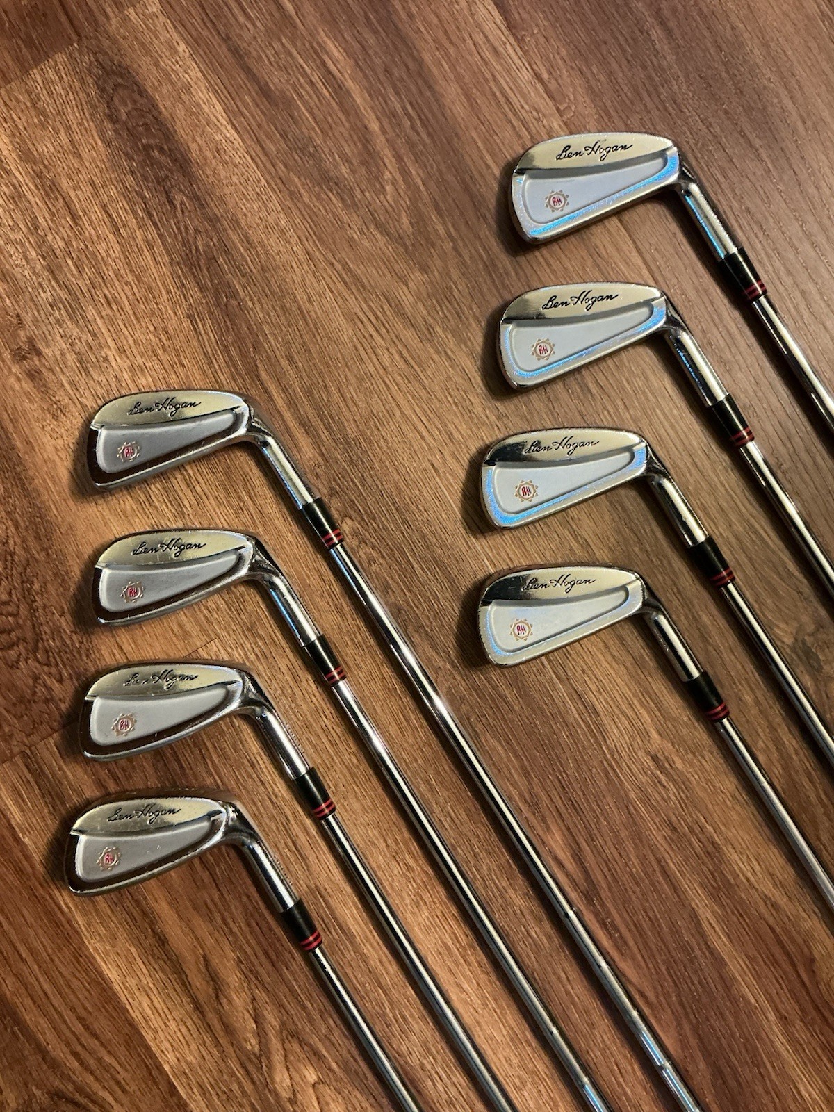 Ben Hogan Apex Plus Forged Iron Set 3-EQUALIZER Stiff Flex Apex 4 Steel Shaft RH