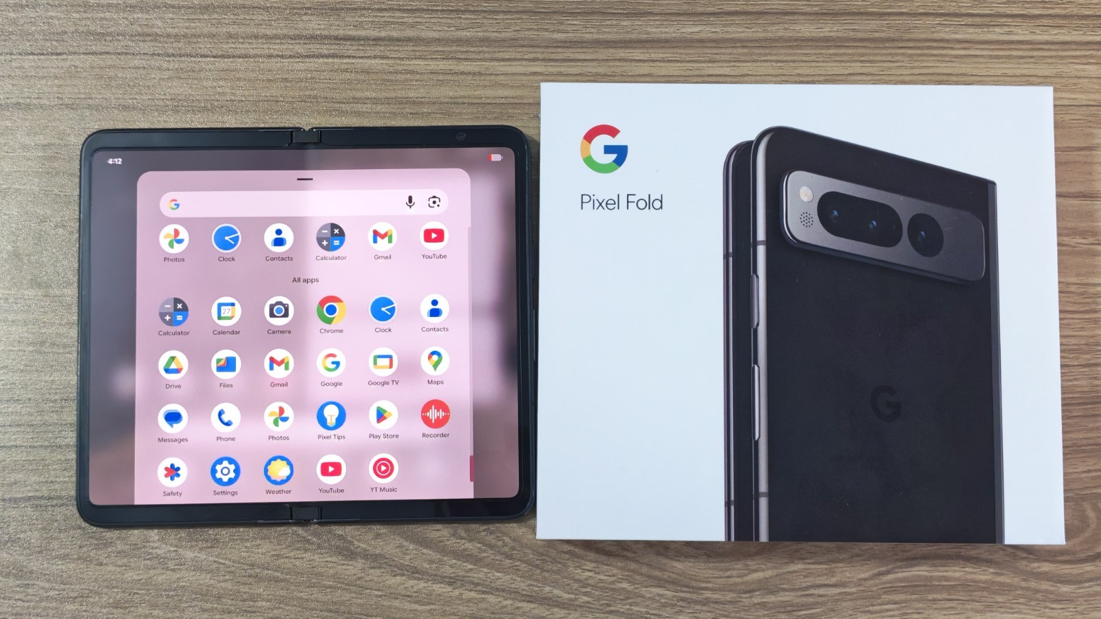 Excellent Original Google Pixel Fold 5G Unlocked 256G 12G RAM Obsidian Reboxed Excellent Original Google Pixel Fold 5G Unlocked 256G 12G RAM Obsidian Reboxed