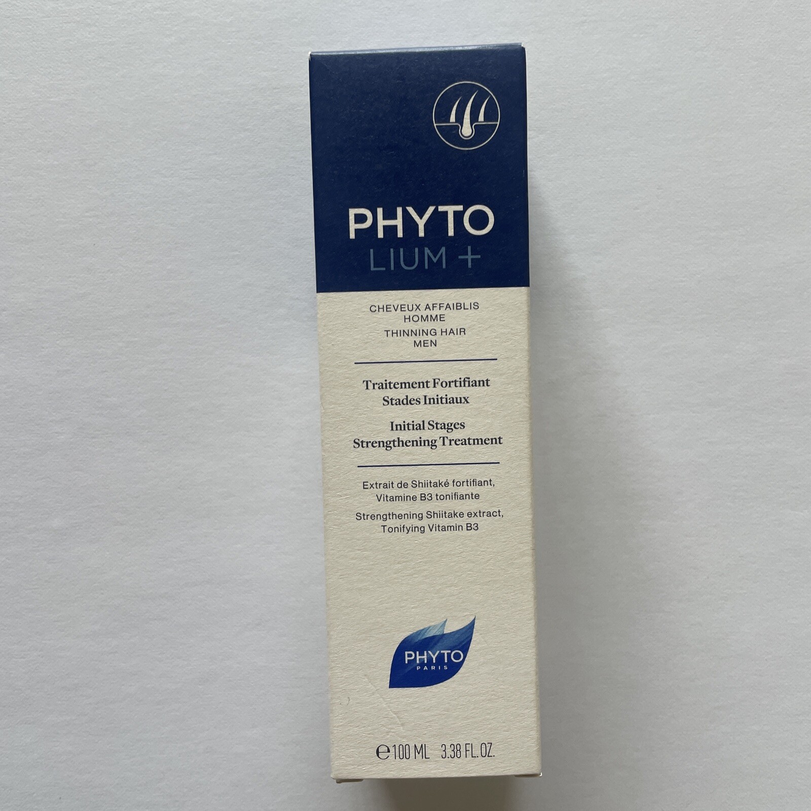 Phyto Phytolium+ Strengthening Treatment Thinning Hair Men 3.38 oz / 100ml NEW Phyto Phytolium+ Strengthening Treatment Thinning Hair Men 3.38 oz / 100ml NEW