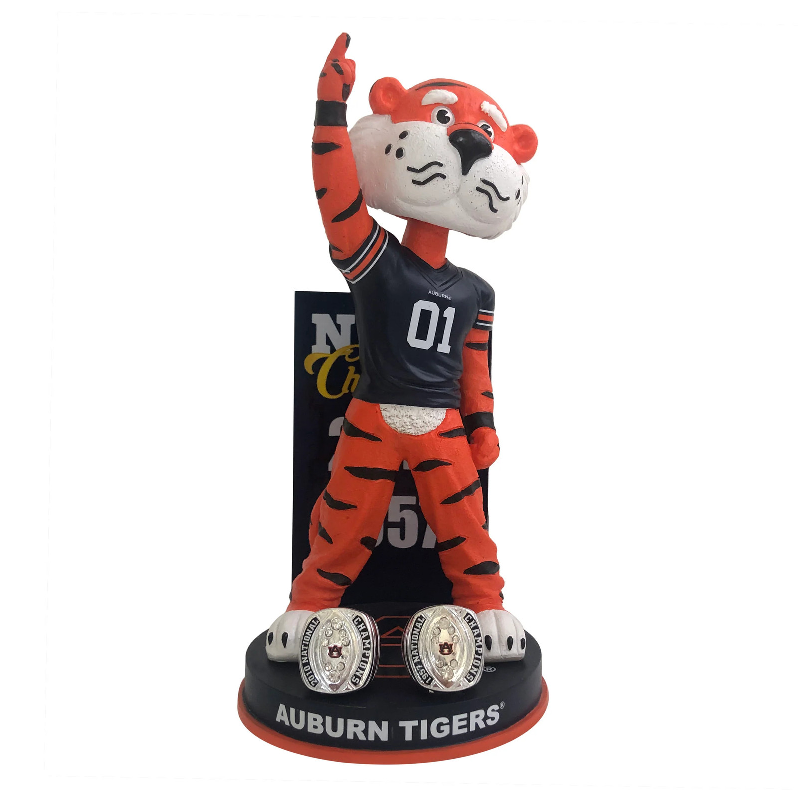 Aubie the Tiger Auburn Tigers Mascot Football National Champions Bobblehead NCAA