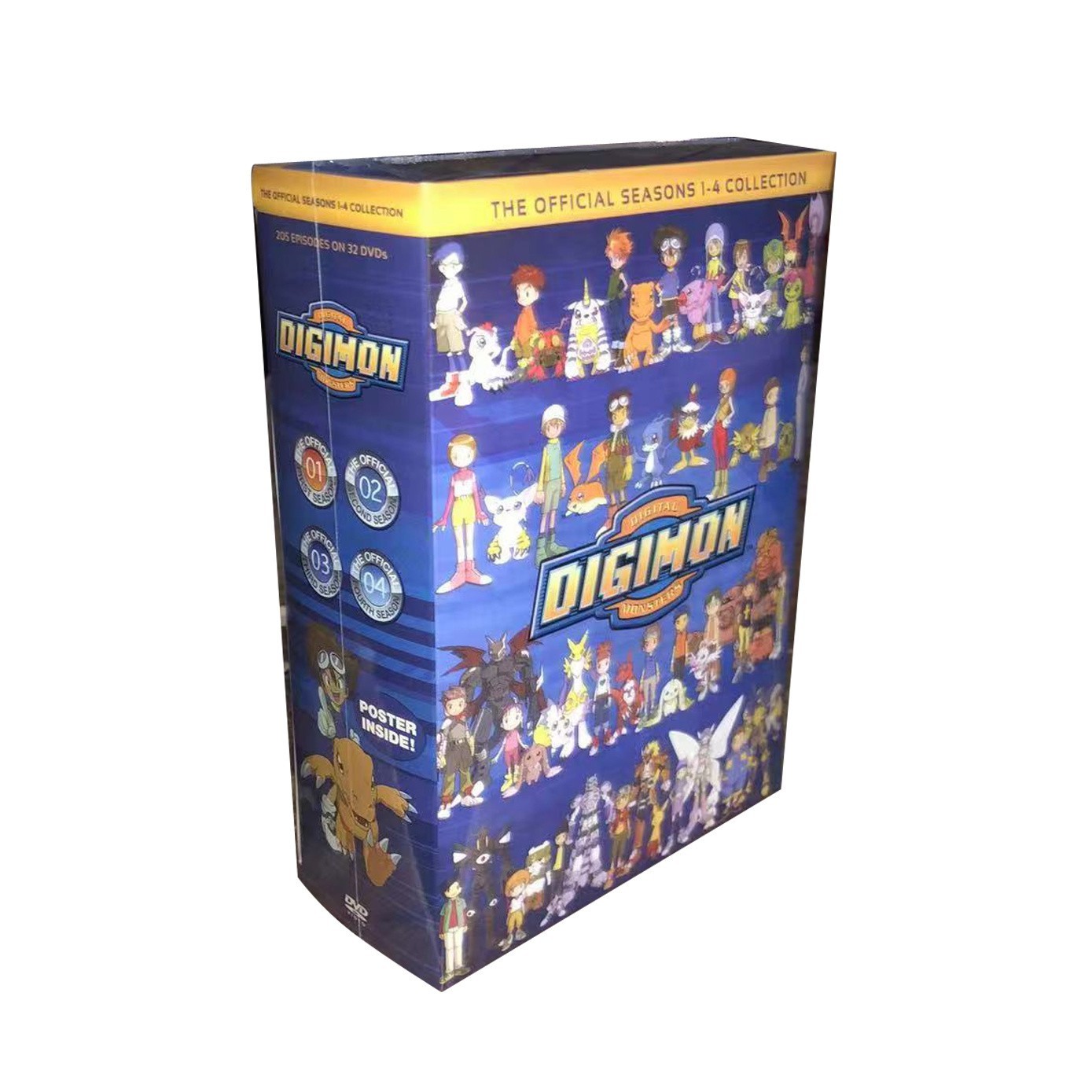 Digimon Digital Monsters TV Series Collection Seasons 1-4 (32D Box Set). Digimon Digital Monsters TV Series Collection Seasons 1-4 (32D Box Set).