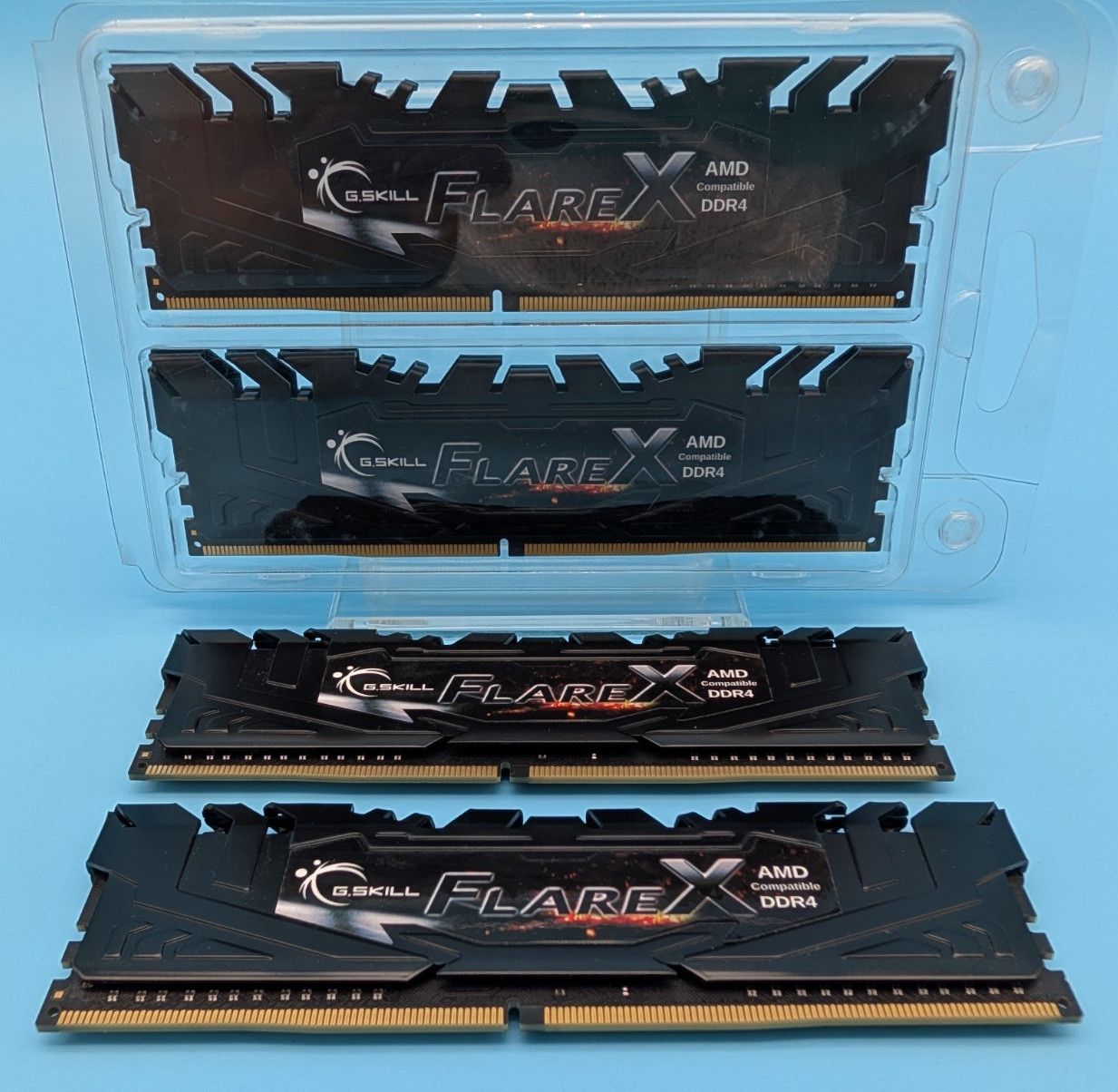 G.SKILL Flare X 32GB 4x8GB DDR4-2133 CL15 RAM F4-2133C15Q-32GFX - Tested