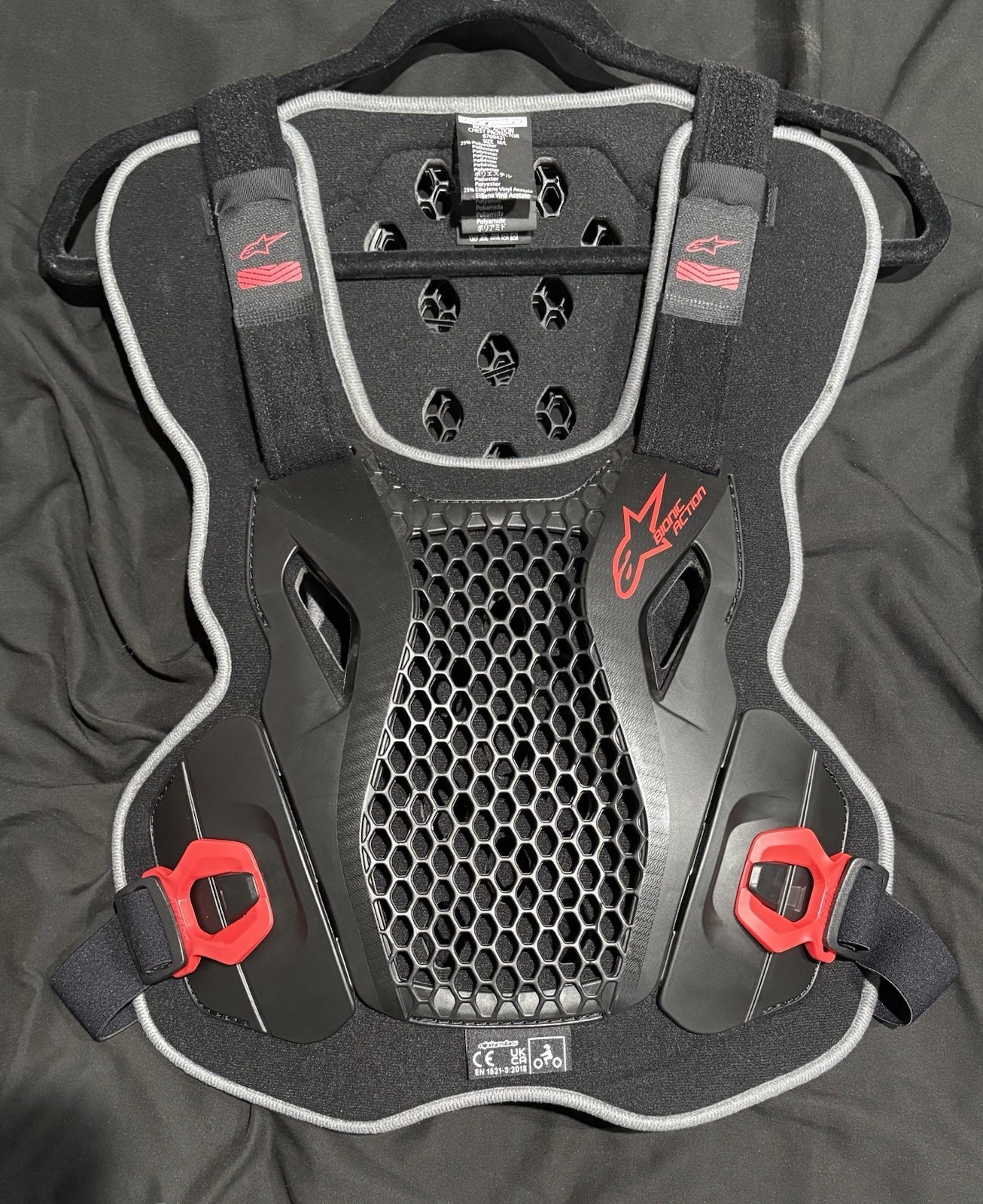 Alpinestars Bionic Action Black Red Chest Protector Alpinestars Bionic Action Black Red Chest Protector