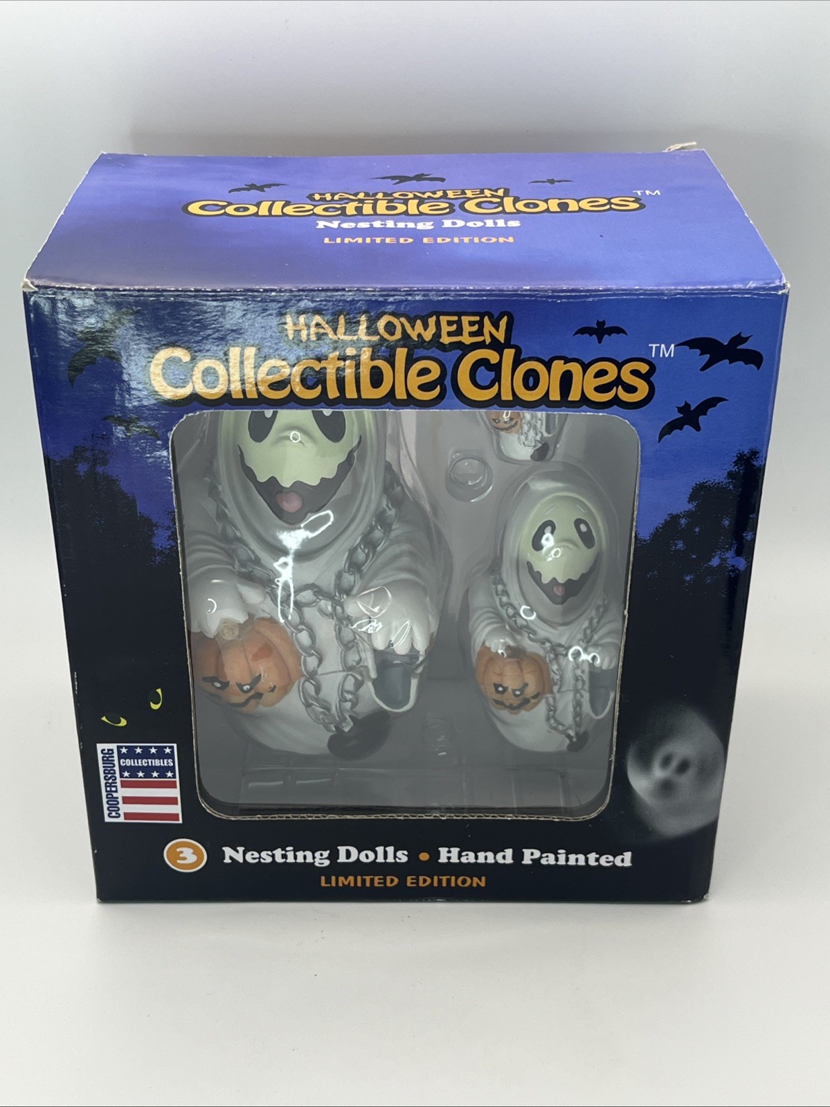 Coopersburg Collectible Halloween Clone Ghost Nesting Dolls Rare Limited Edition Coopersburg Collectible Halloween Clone Ghost Nesting Dolls Rare Limited Edition