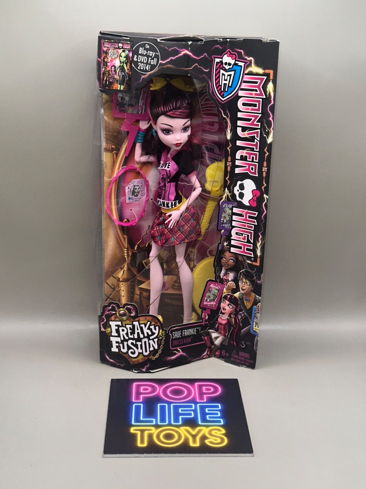 2013 Mattel Monster High Freaky Fusion “Save Frankie Draculaura” #CBX40 *NRFB*