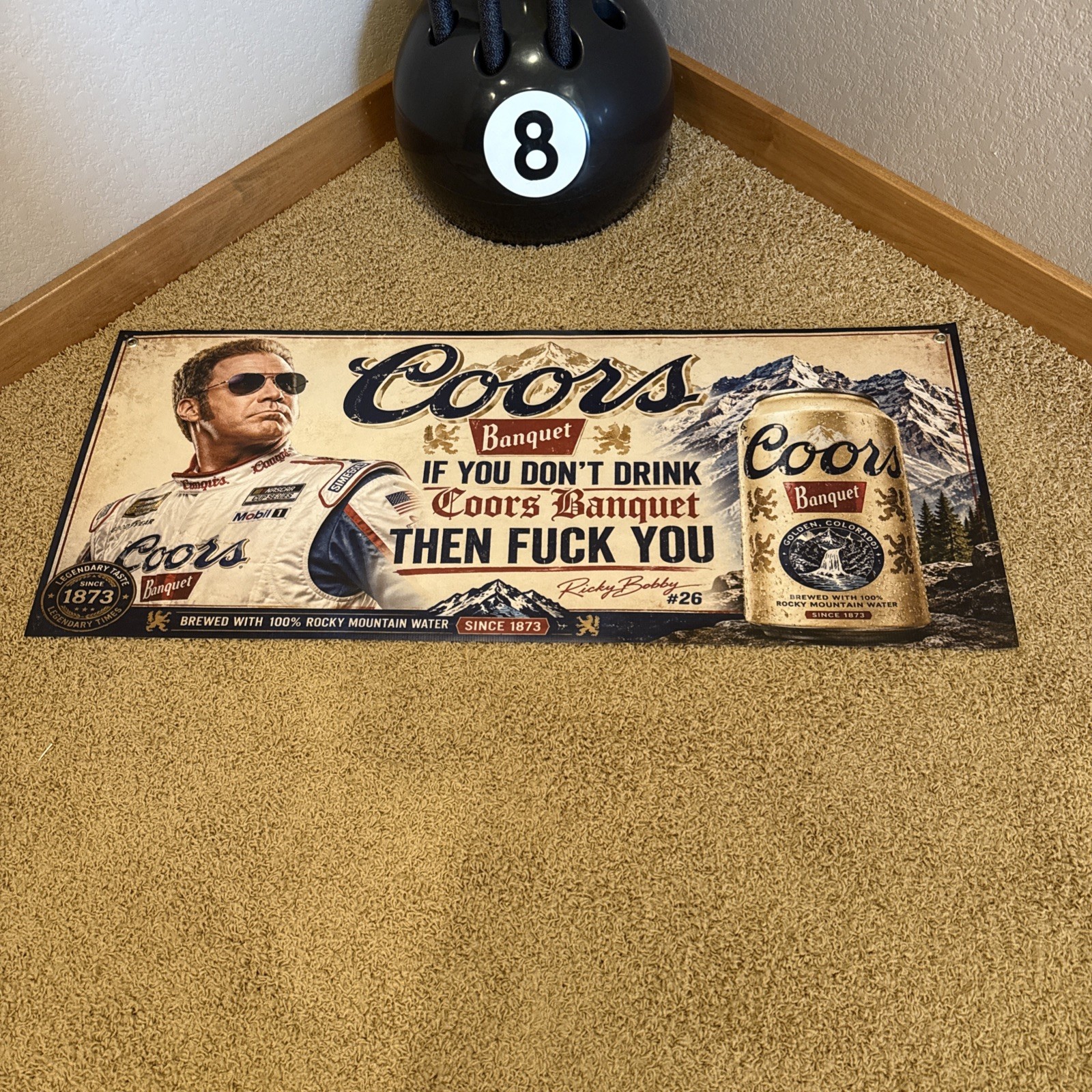 If you don't like Coors Banquet Ricky Bobby Banner shop mancave fathers Day If you don't like Coors Banquet Ricky Bobby Banner shop mancave fathers Day