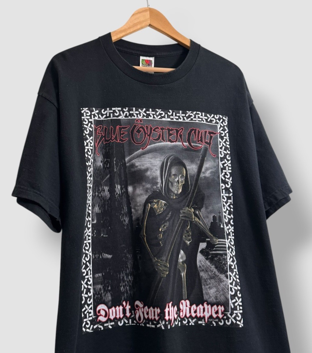 Vintage Don’t Fear The Reaper Blue Oyster Cult Tour T-Shirt XL 1999 FOTL Tag Vintage Don’t Fear The Reaper Blue Oyster Cult Tour T-Shirt XL 1999 FOTL Tag