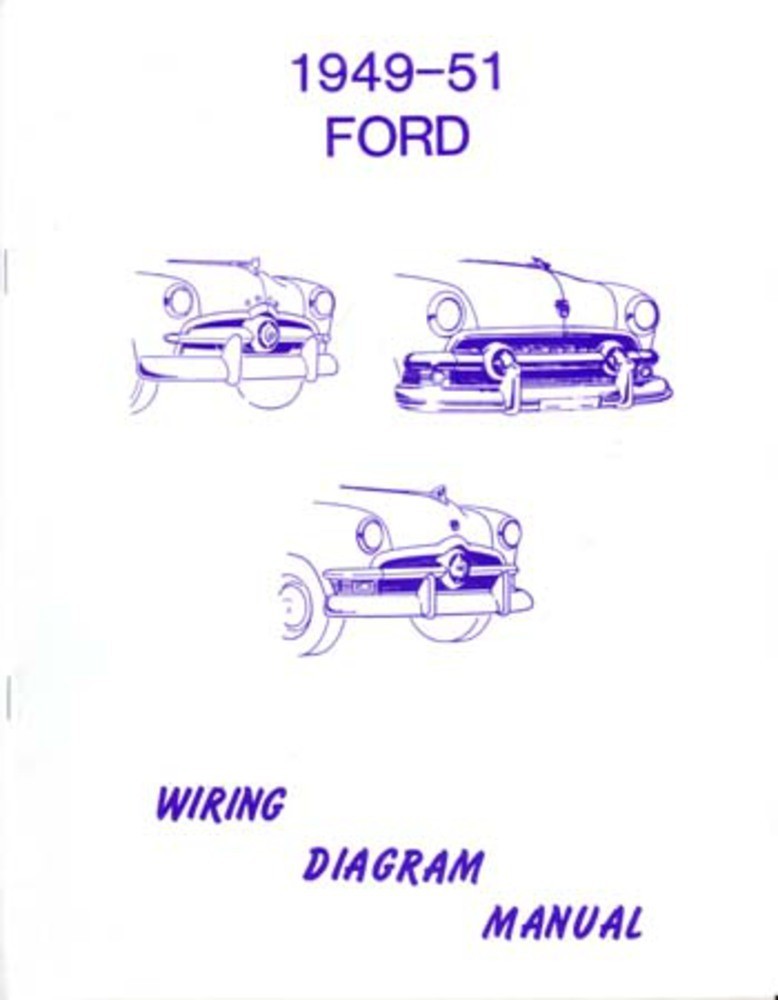 1949-1951 Ford All Models Wiring Diagrams Manual