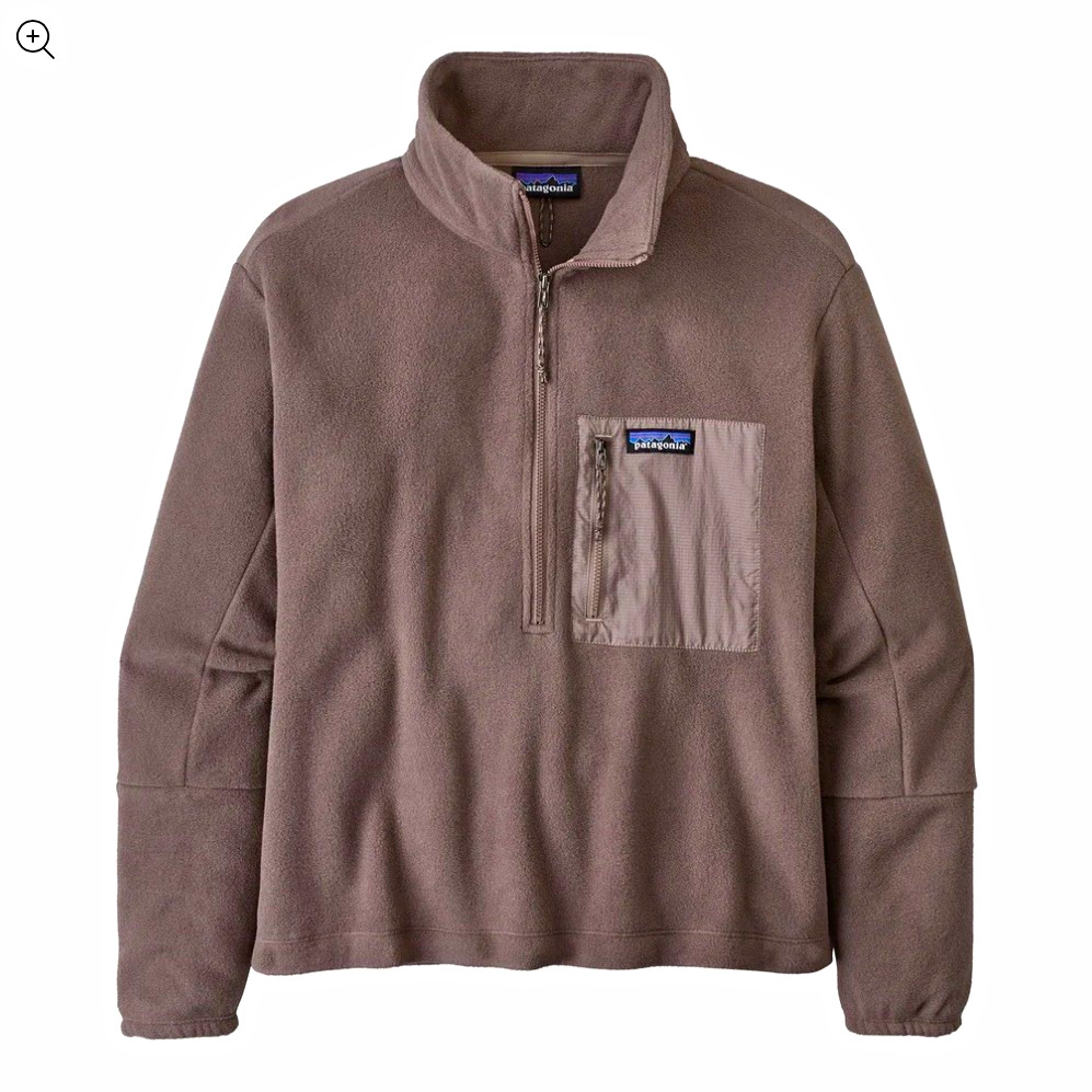 Patagonia women’s M Brown 1/4 Zip Pullover Jacket with Chest Pocket