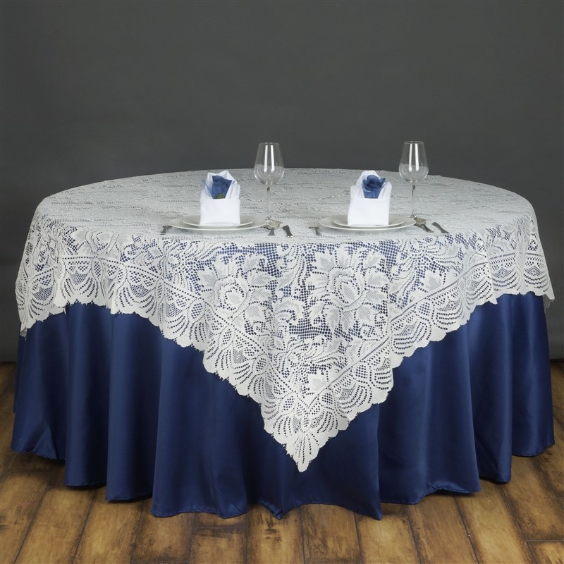 Ivory LACE 72x72\