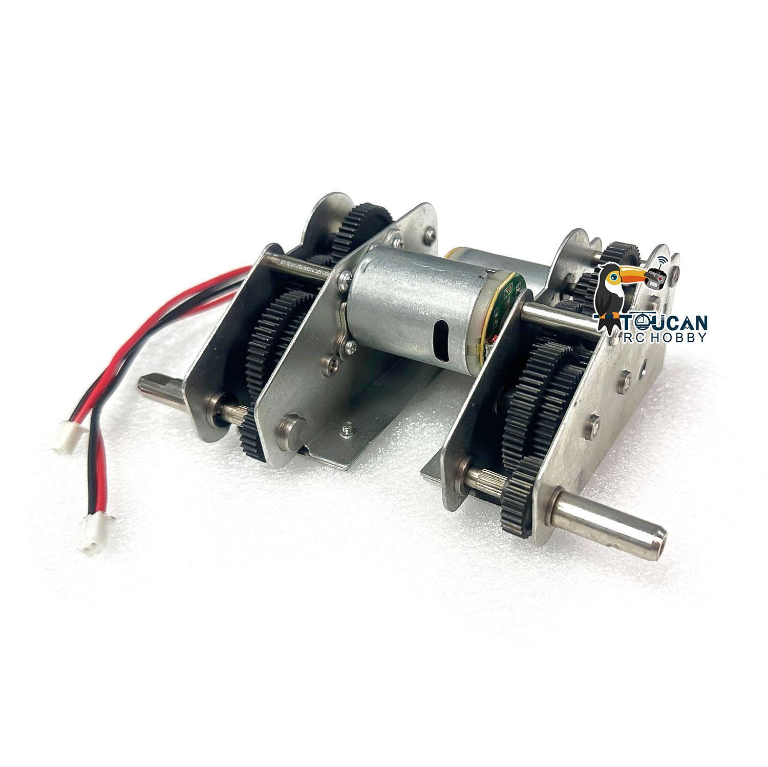 M+L 49mm Metal Steel Gearbox 1/16 RC Tank Henglong 3818 3819 3848 3849 3858 3859